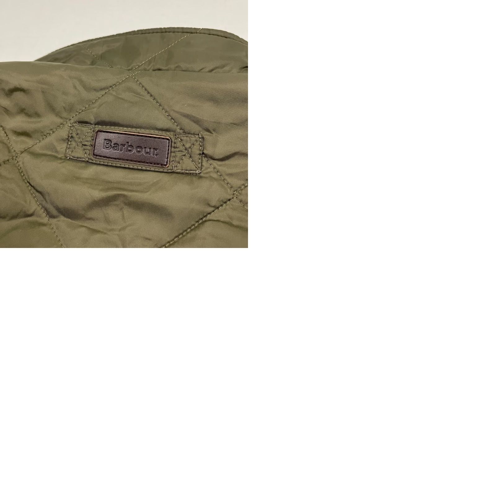 Barbour Barbour Finn Gilet Vest Mens XL Olive Green Quilted Corduroy Collar Full Zip VINTAGE? No Size US XL / EU 56 / 4 - 9 Thumbnail