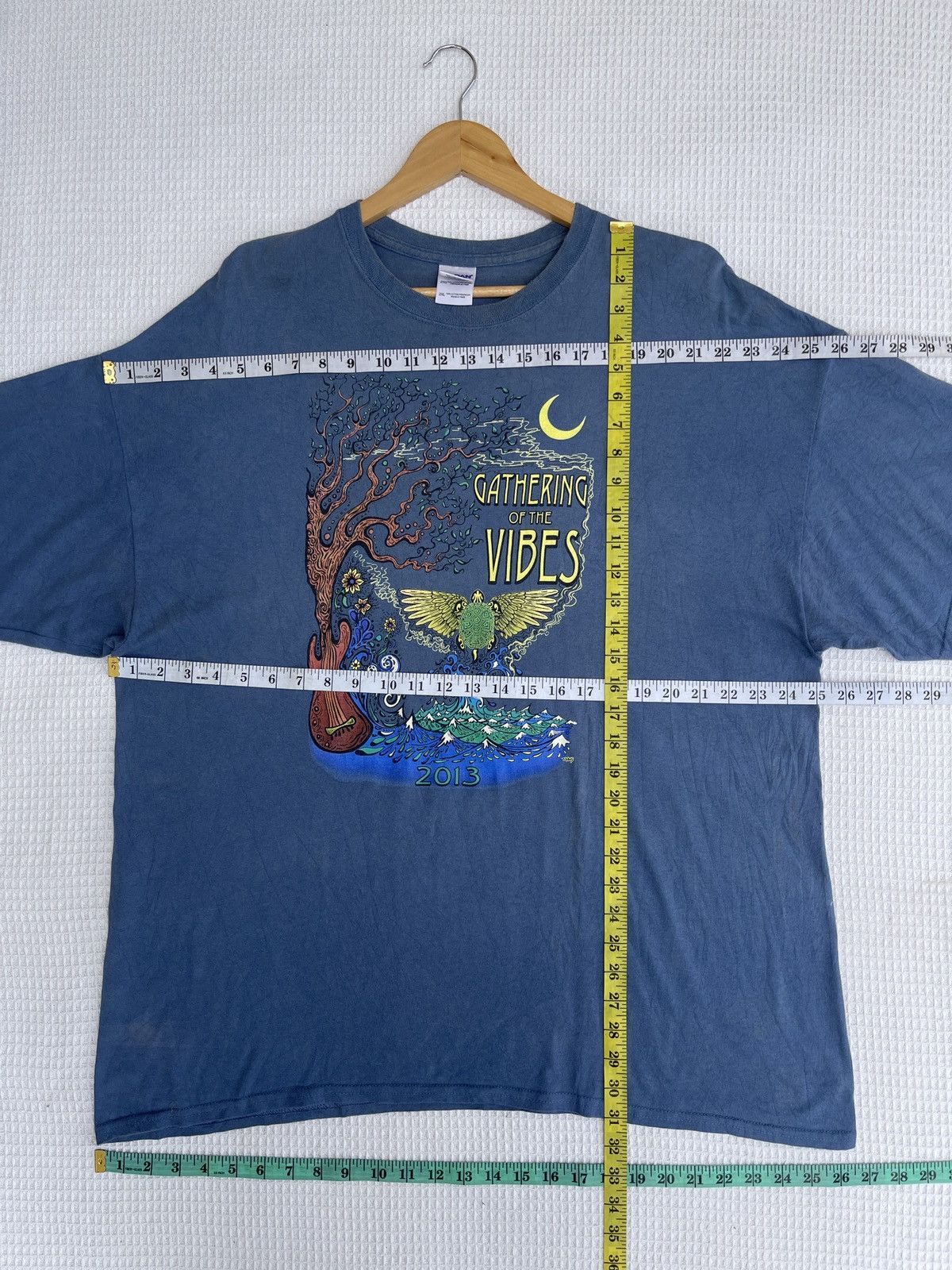 Band Tees Rare🔥Vtg Gathering Of The Vibes Band Grateful Dead Tee Size US XXL / EU 58 / 5 - 10 Thumbnail