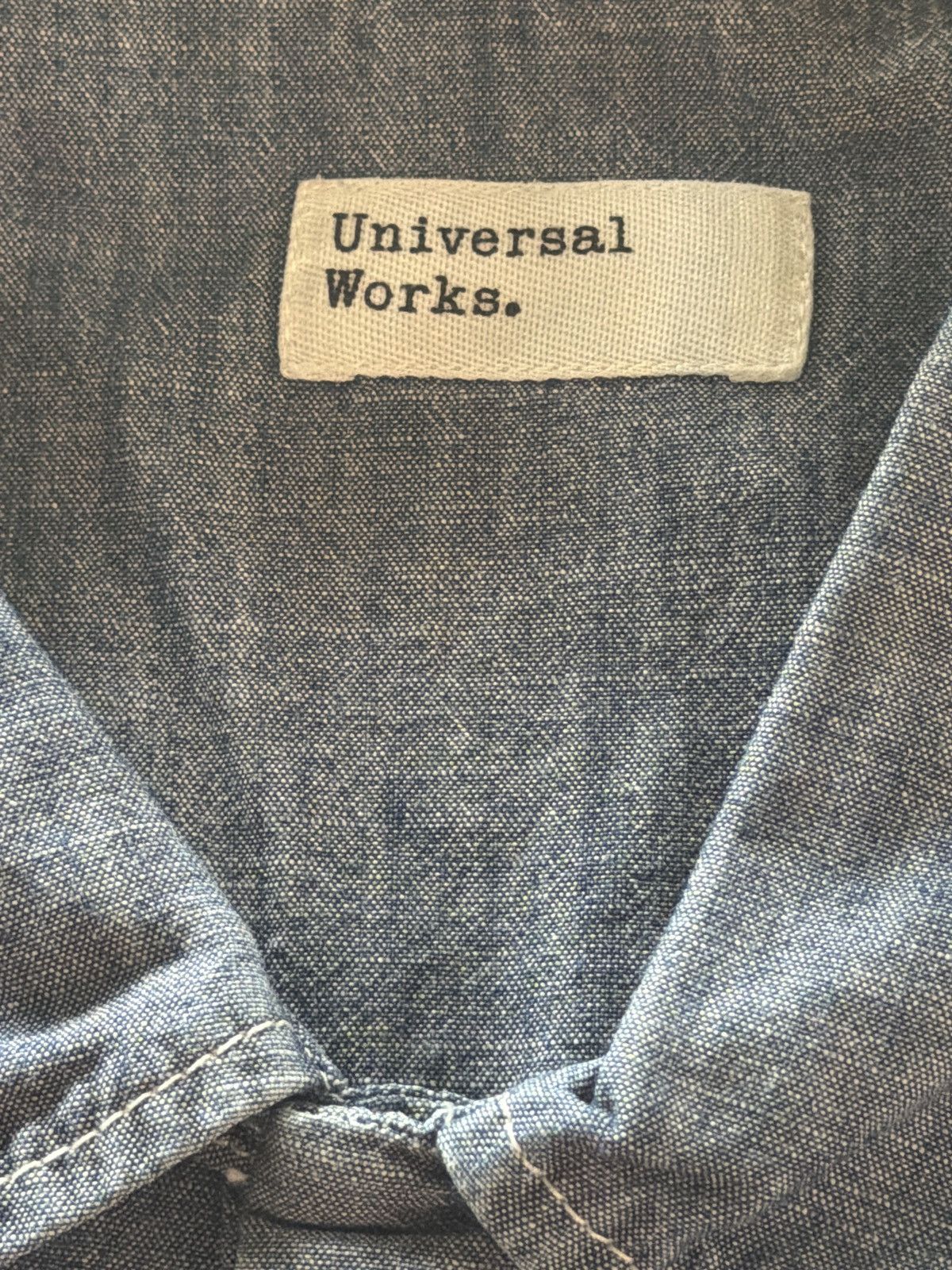 Universal Works Chambray short sleeve beach shirt Size US L / EU 52-54 / 3 - 2 Thumbnail