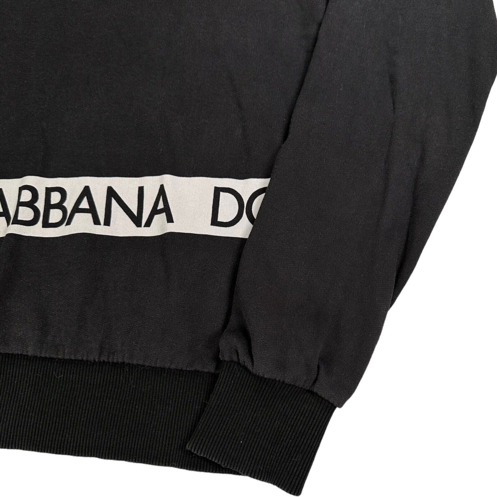 Dolce & Gabbana Dolce & Gabbana Size S Sweatshirt Black Tape Wrap Logo Size US S / EU 44-46 / 1 - 7 Thumbnail