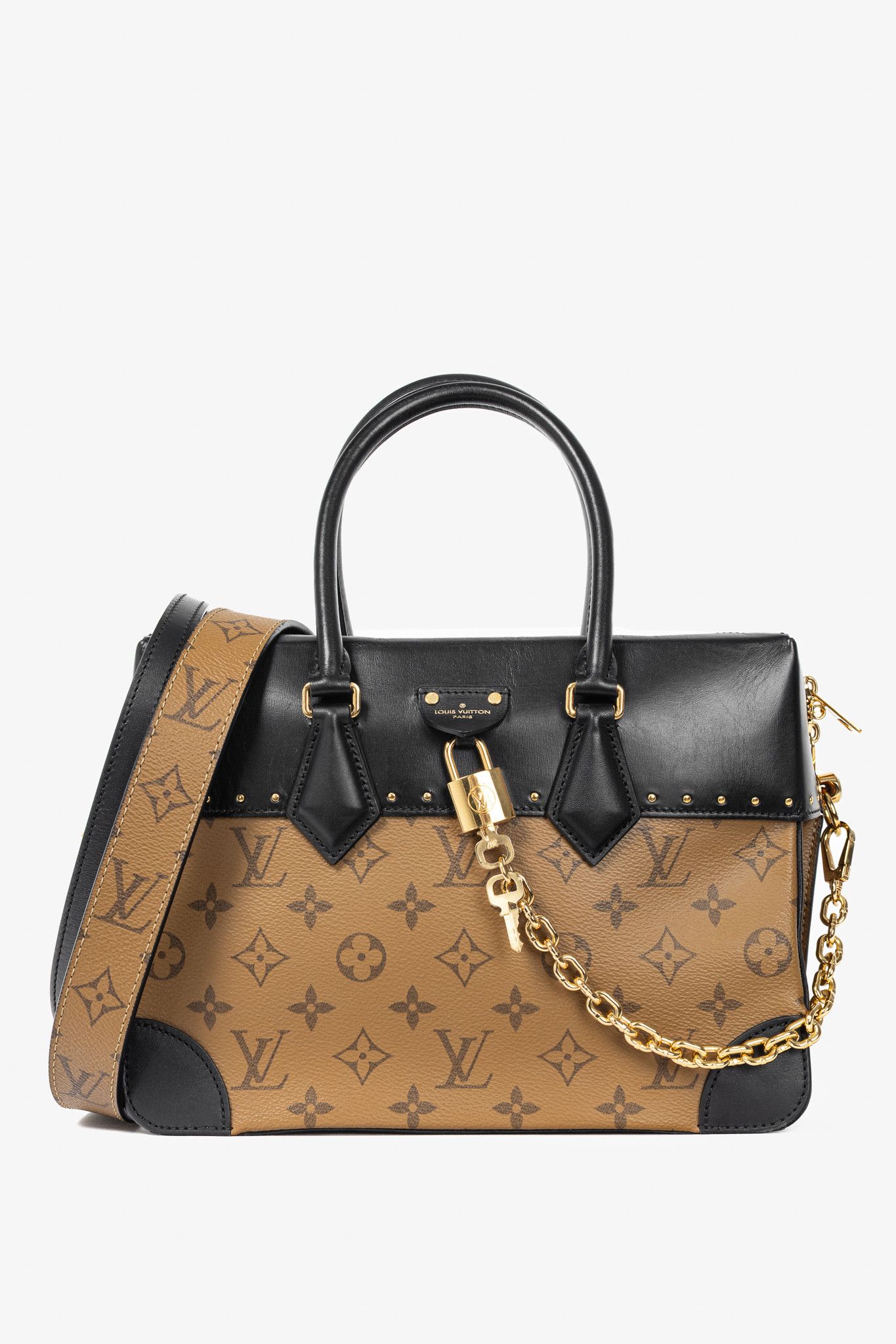 Louis Vuitton Louis Vuitton City Malle MM Monogram Reverse Handbag Size ONE SIZE - 1 Thumbnail