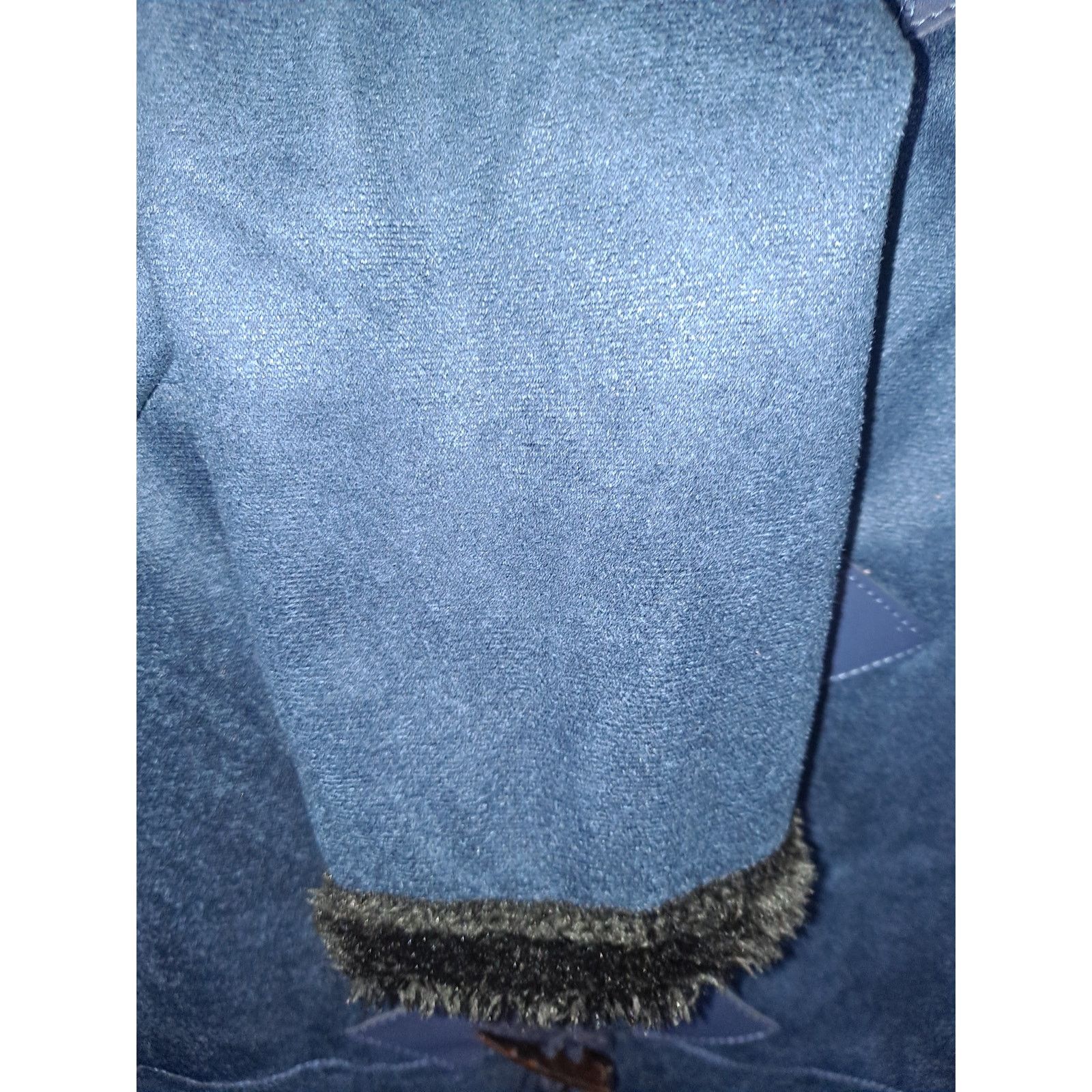 Other Fleece Lined Blue Hooded Lightweight Hook and Loop Coat Size M / US 6-8 / IT 42-44 - 5 Thumbnail