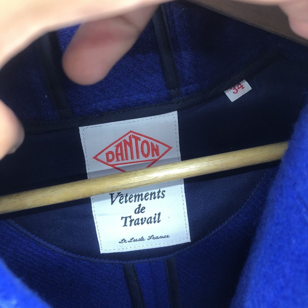 Danton Vintage Danton Vetements De Travail Wool Jacket Size XS / US 0-2 / IT 36-38 - 13 Thumbnail