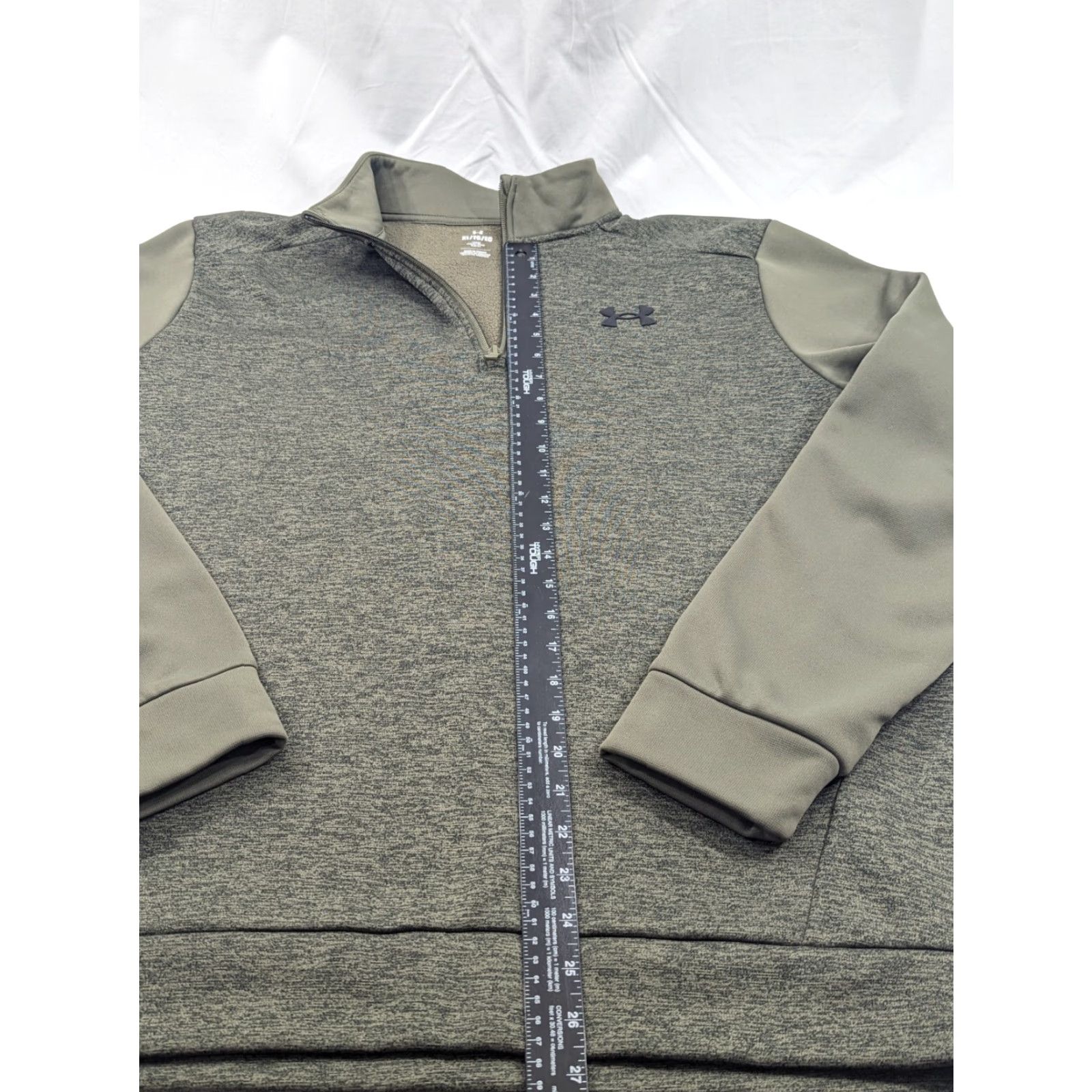 Under Armour Under Armour Jacket Medium/Large XL Loose Green 1/4 Zip Pullover Men Sports Outdoor Activewear Size US XL / EU 56 / 4 - 5 Thumbnail