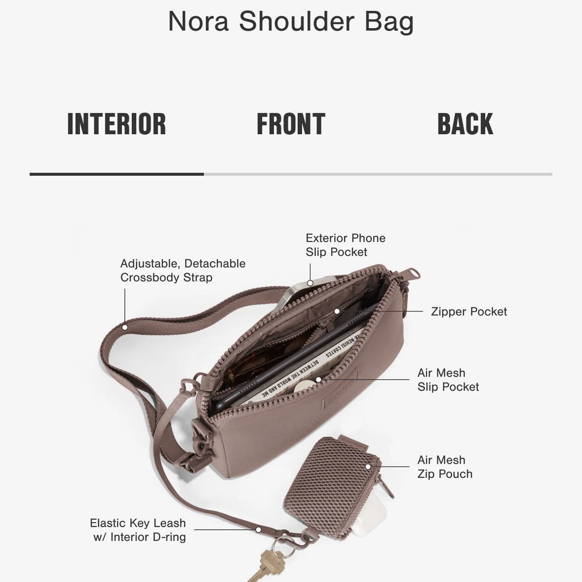 Dagne Dover Nora Crossbody/Shoulder Bag Size ONE SIZE - 8 Thumbnail