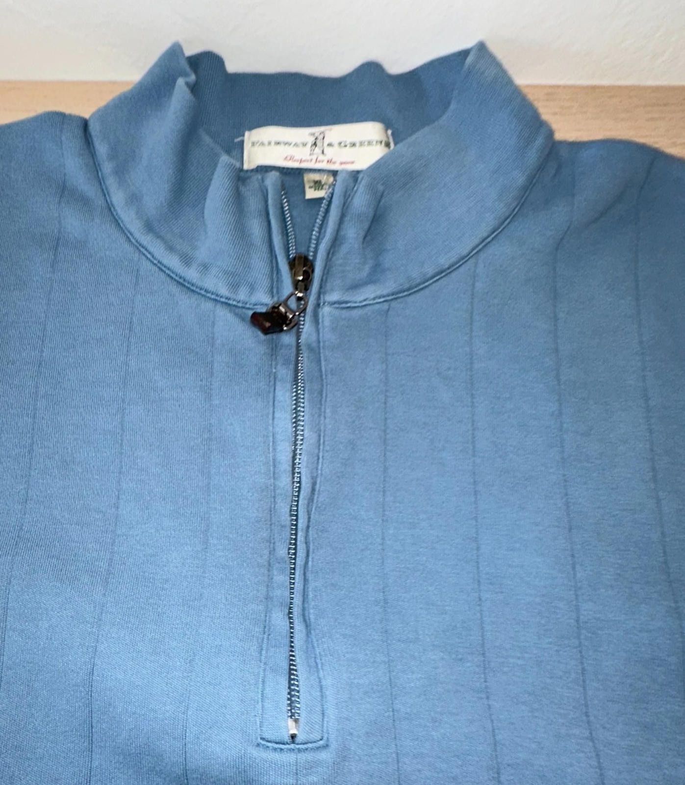 Designer Fairway & Greene Golf Vest Men’s XL, Baby Blue Performance Size ONE SIZE - 4 Thumbnail