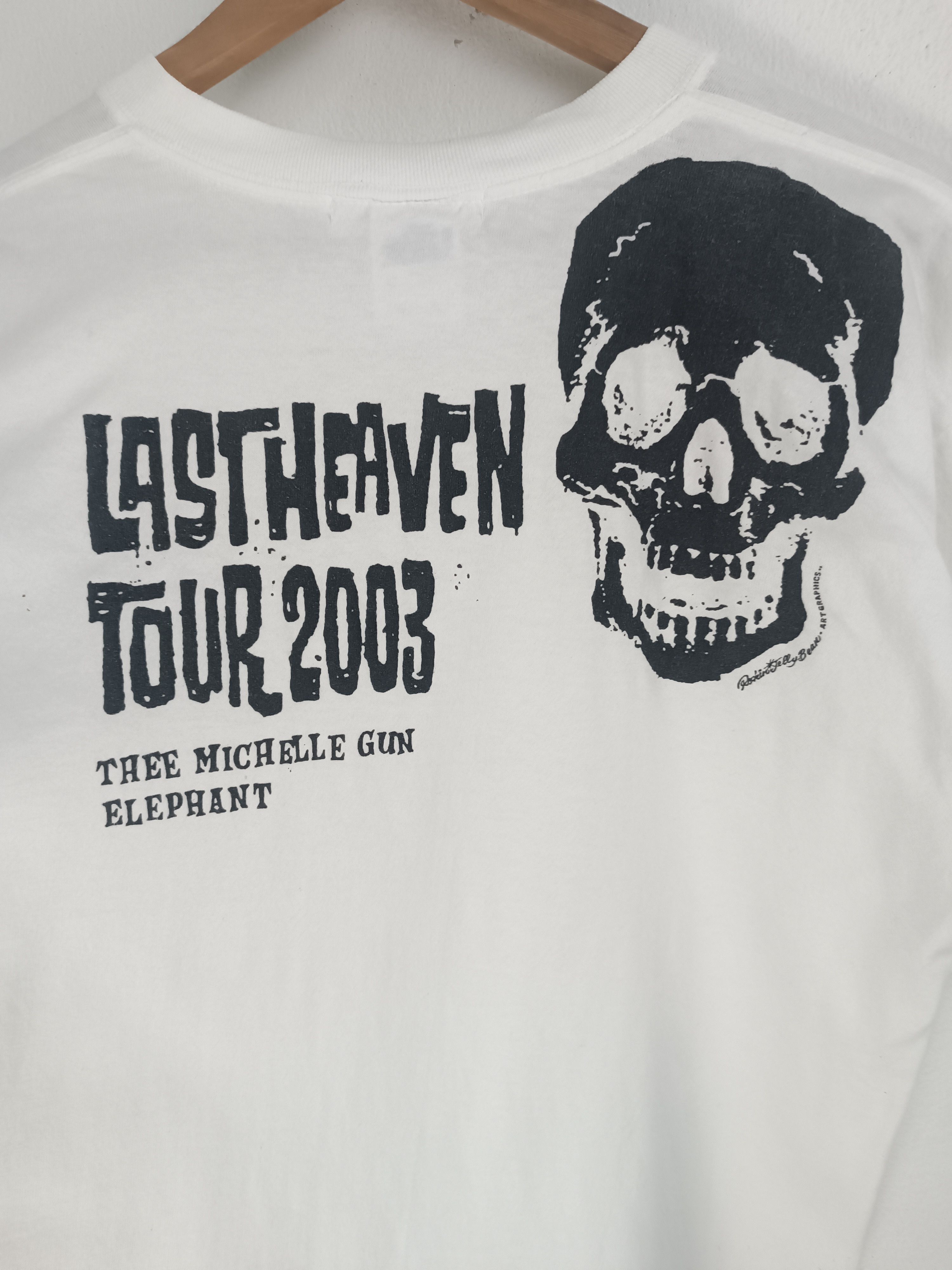 Vintage VINTAGE 2003 THEE MICHELLE GUN ELEPHANT TOUR Ts ROSSO HIATUS Size US M / EU 48-50 / 2 - 14 Thumbnail