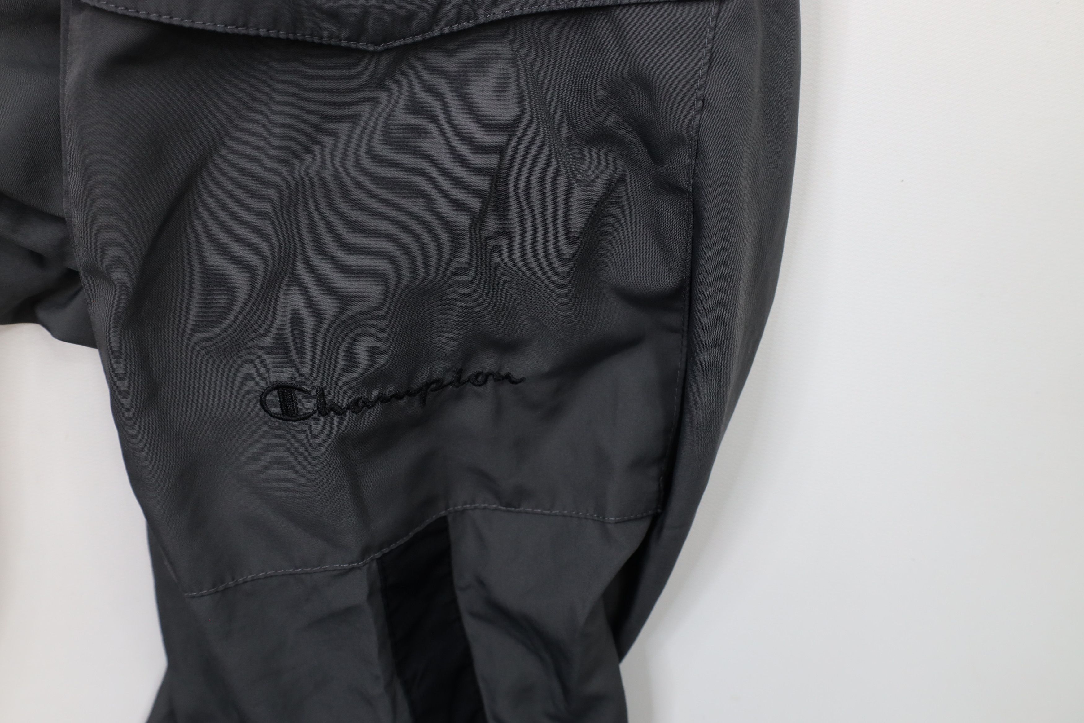 Champion × Vintage Vintage 90s Champion Spell Out Lined Wide Leg Cargo Pants Size US 36 / EU 52 - 7 Thumbnail