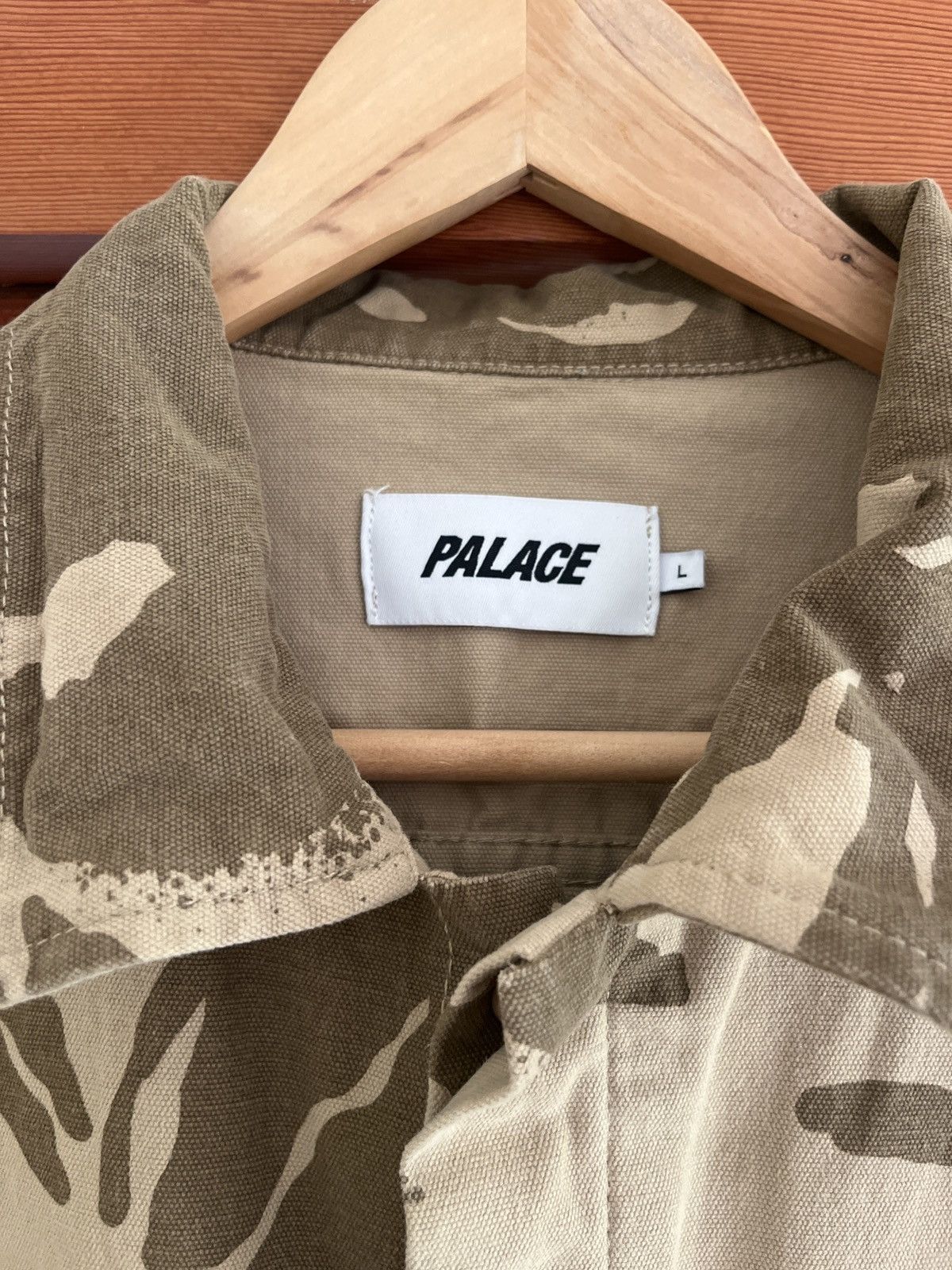 Palace Palace camo canvas shirt Size US L / EU 52-54 / 3 - 6 Thumbnail