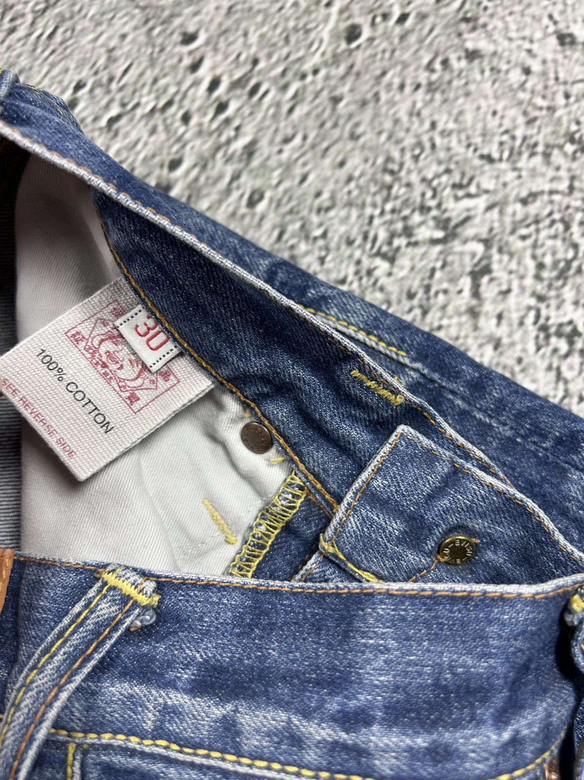 Evisu × Japanese Brand × Vintage Evisu jeans vintage handpainted seagull logo selvedge denim Size US 30 / EU 46 - 7 Thumbnail