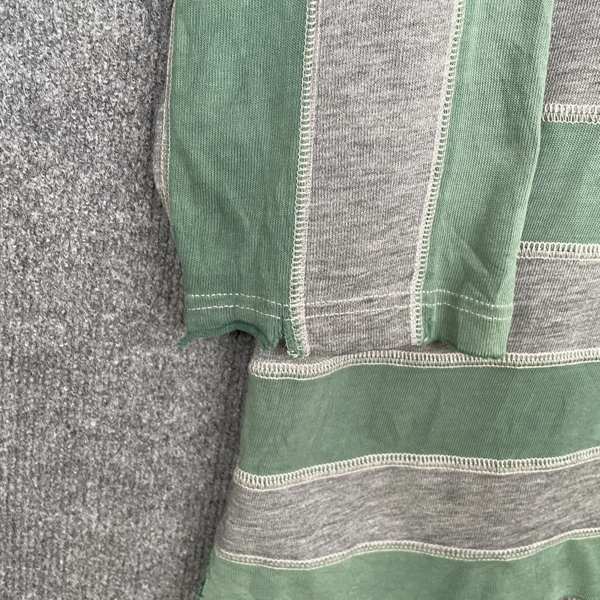 Adidas × Vintage Vintage 1990s Adidas Big Logo Distressed Sweatshirt Size US L / EU 52-54 / 3 - 7 Thumbnail