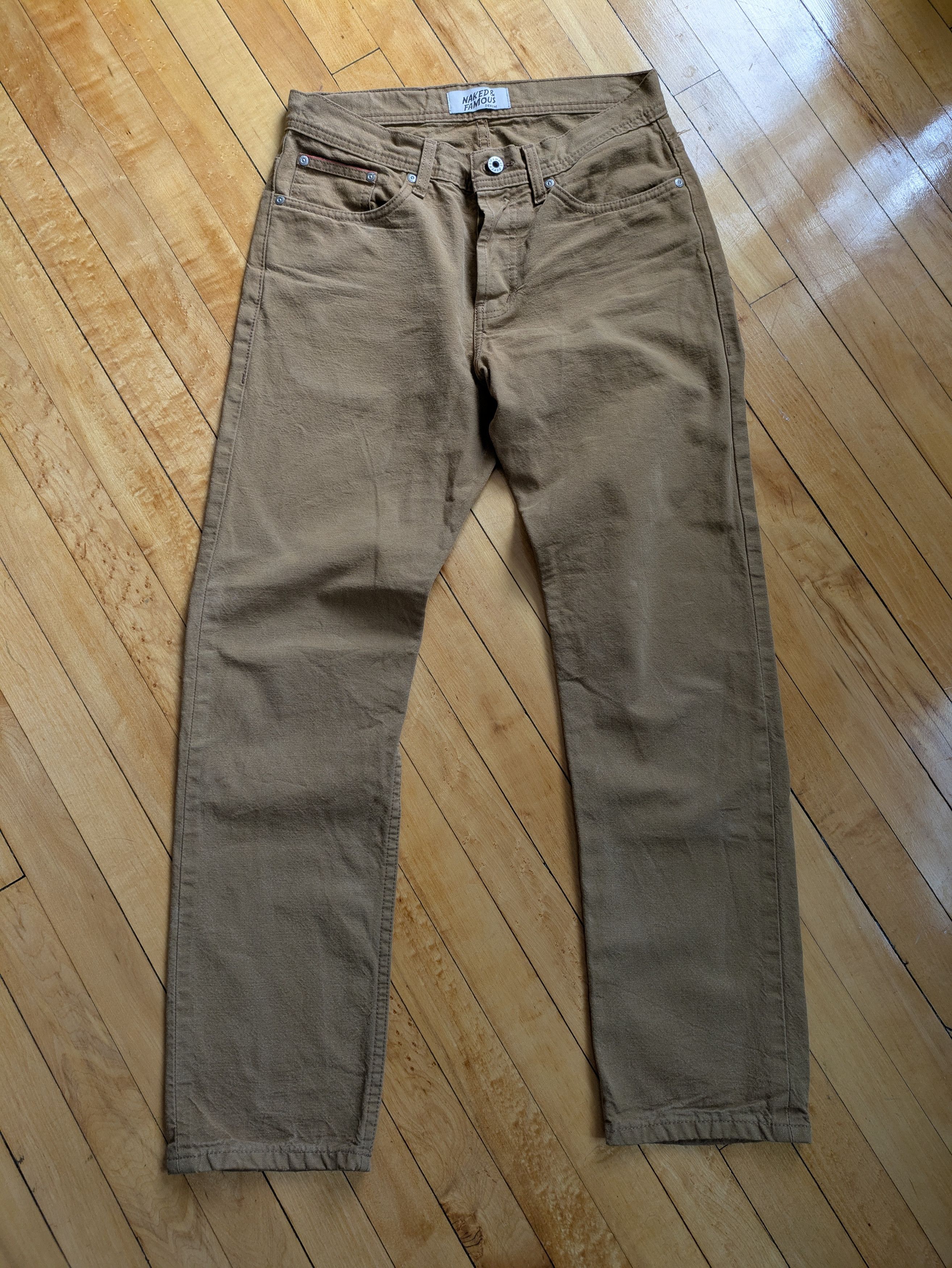 Naked & Famous Duck Canvas Selvedge - Weird Guy Size US 31 - 1 Thumbnail