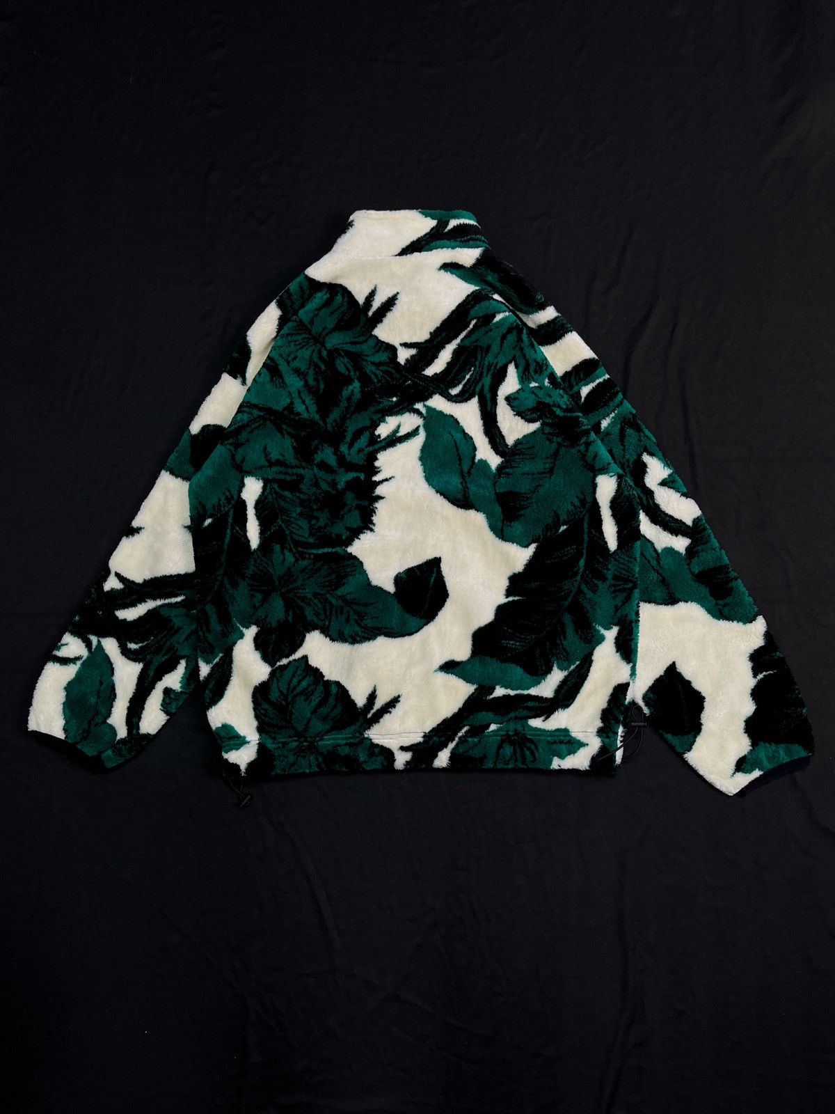 Huf Rare HUF Worldwide Sativa Floral Natural Green Jacket Medium Size US M / EU 48-50 / 2 - 7 Thumbnail