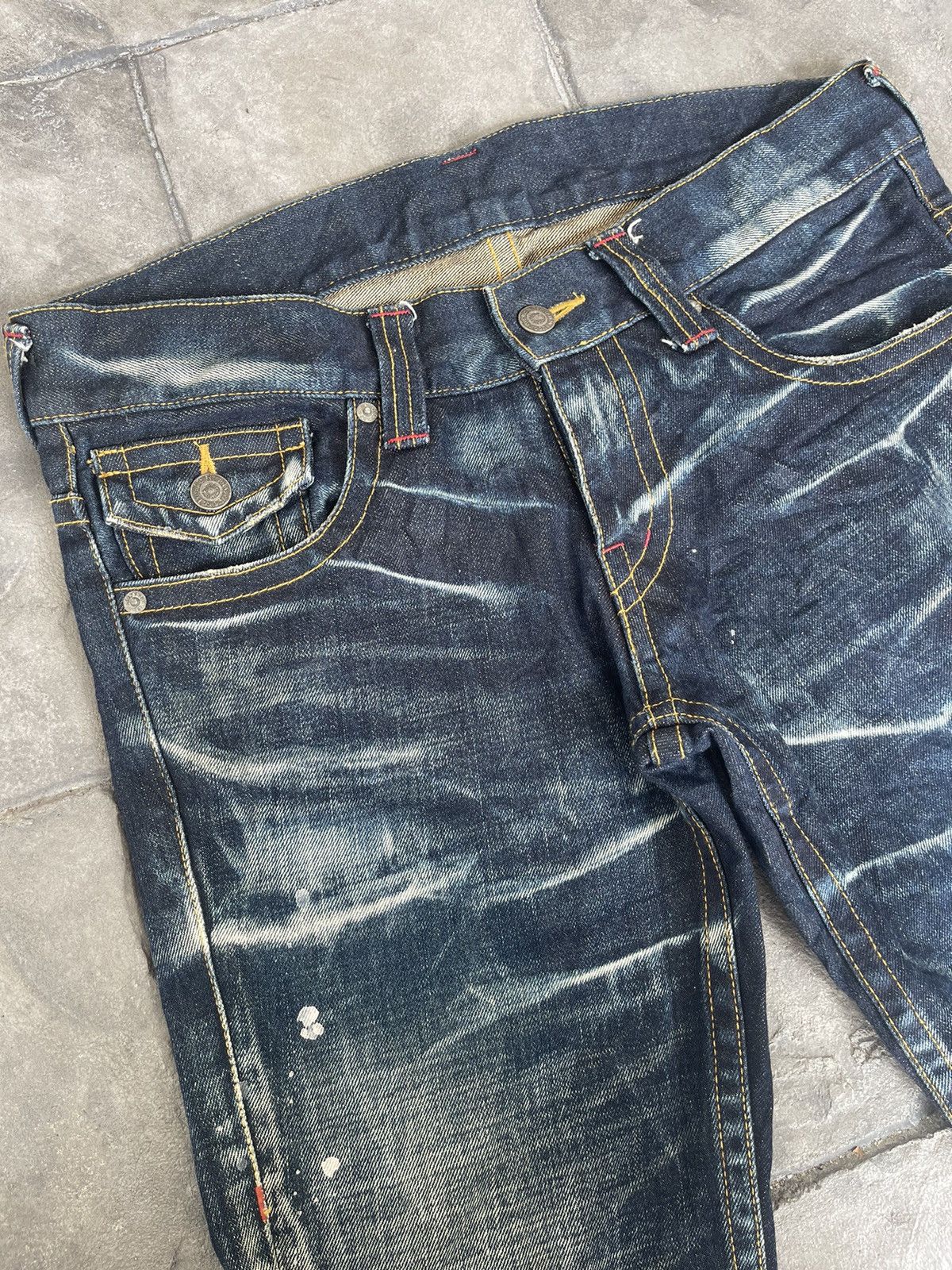 Tornado Mart JAPAN MADE Tornado Mart Paint Splatter Bootcut Flare Size US 34 / EU 50 - 7 Thumbnail