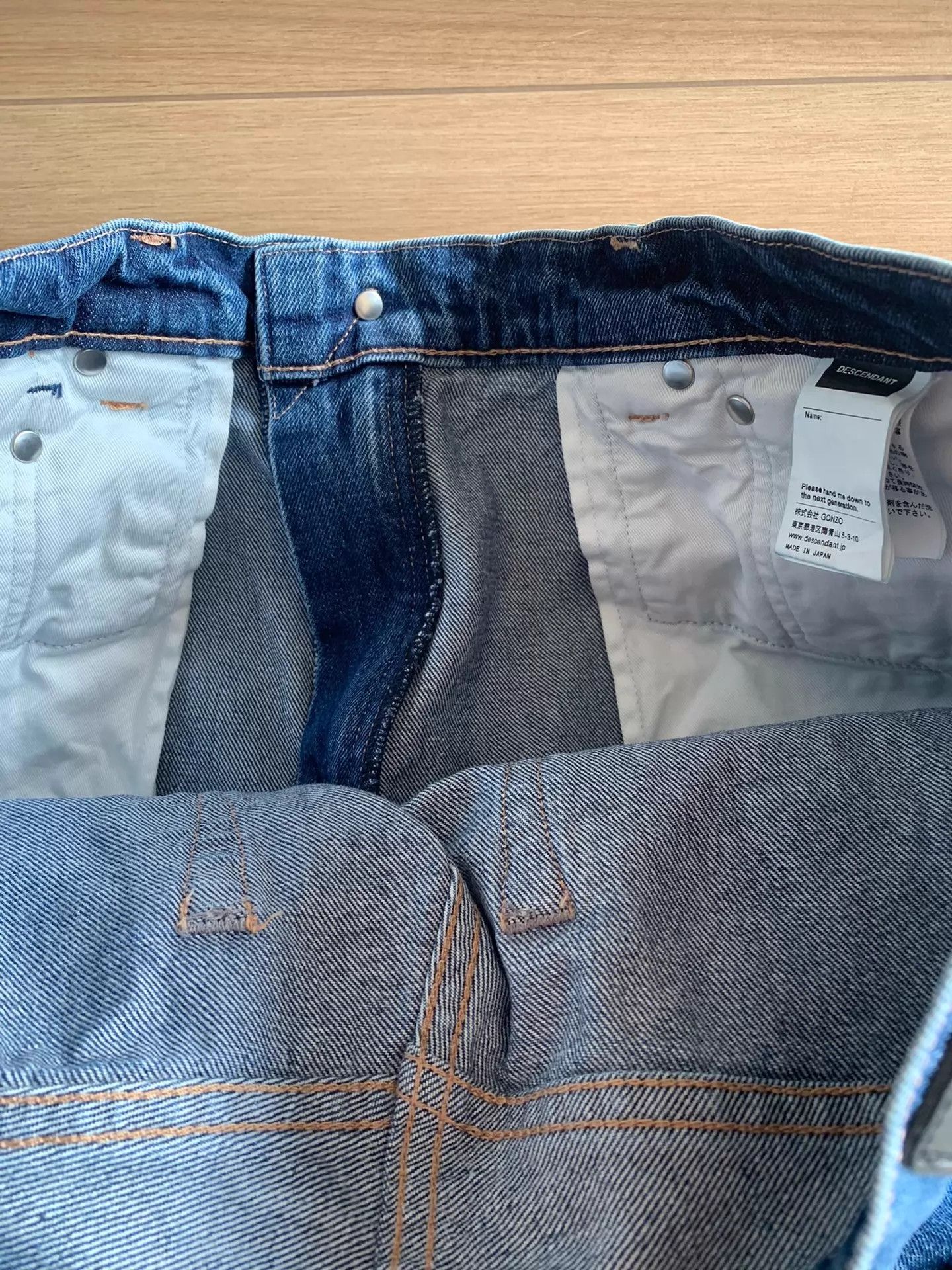Descente DCDT 1986 Wide Straight Vintage Washed Jeans Size 4 Size US 36 / EU 52 - 4 Thumbnail