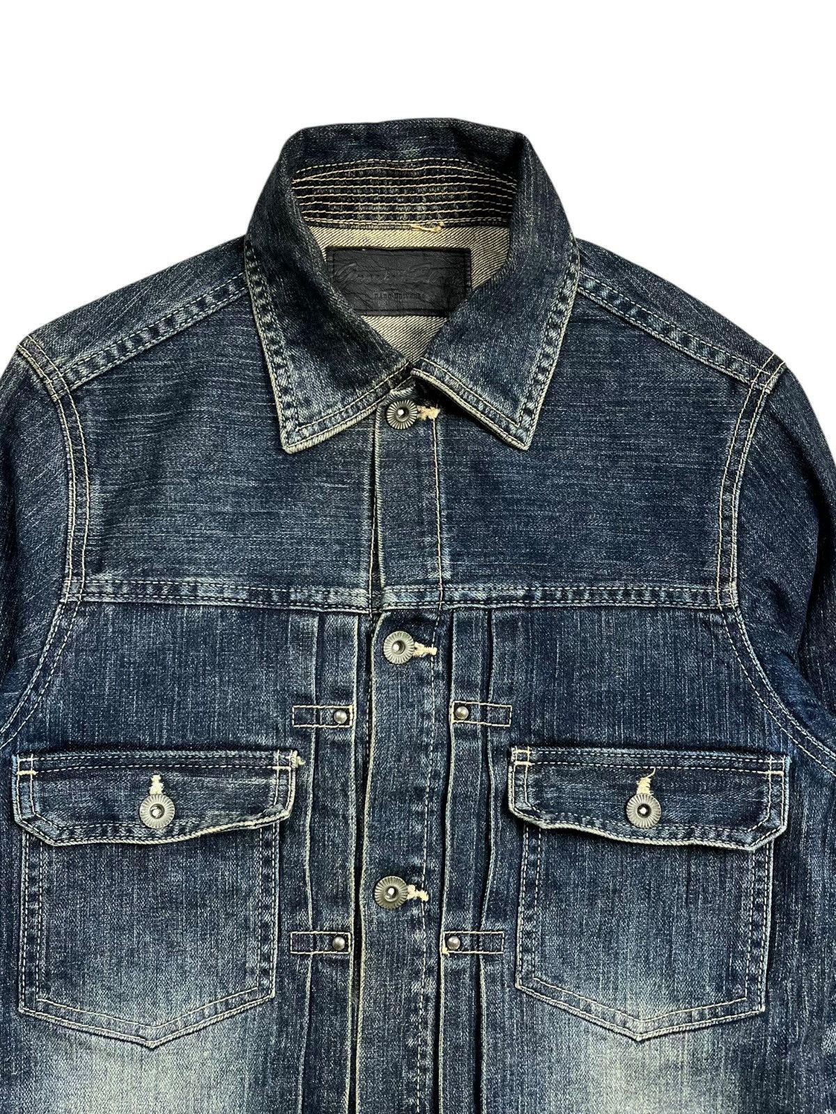 NANO universe 2000s Nano Universe - Mud Was Denim Jacket Size US M / EU 48-50 / 2 - 10 Thumbnail