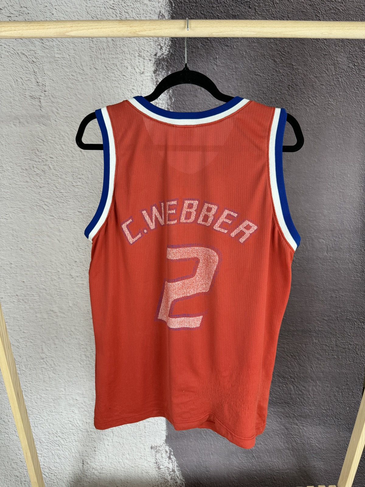 Champion Champion 90s Washington #2 Bullets Chris Webber jersey shirt Size US L / EU 52-54 / 3 - 3 Thumbnail