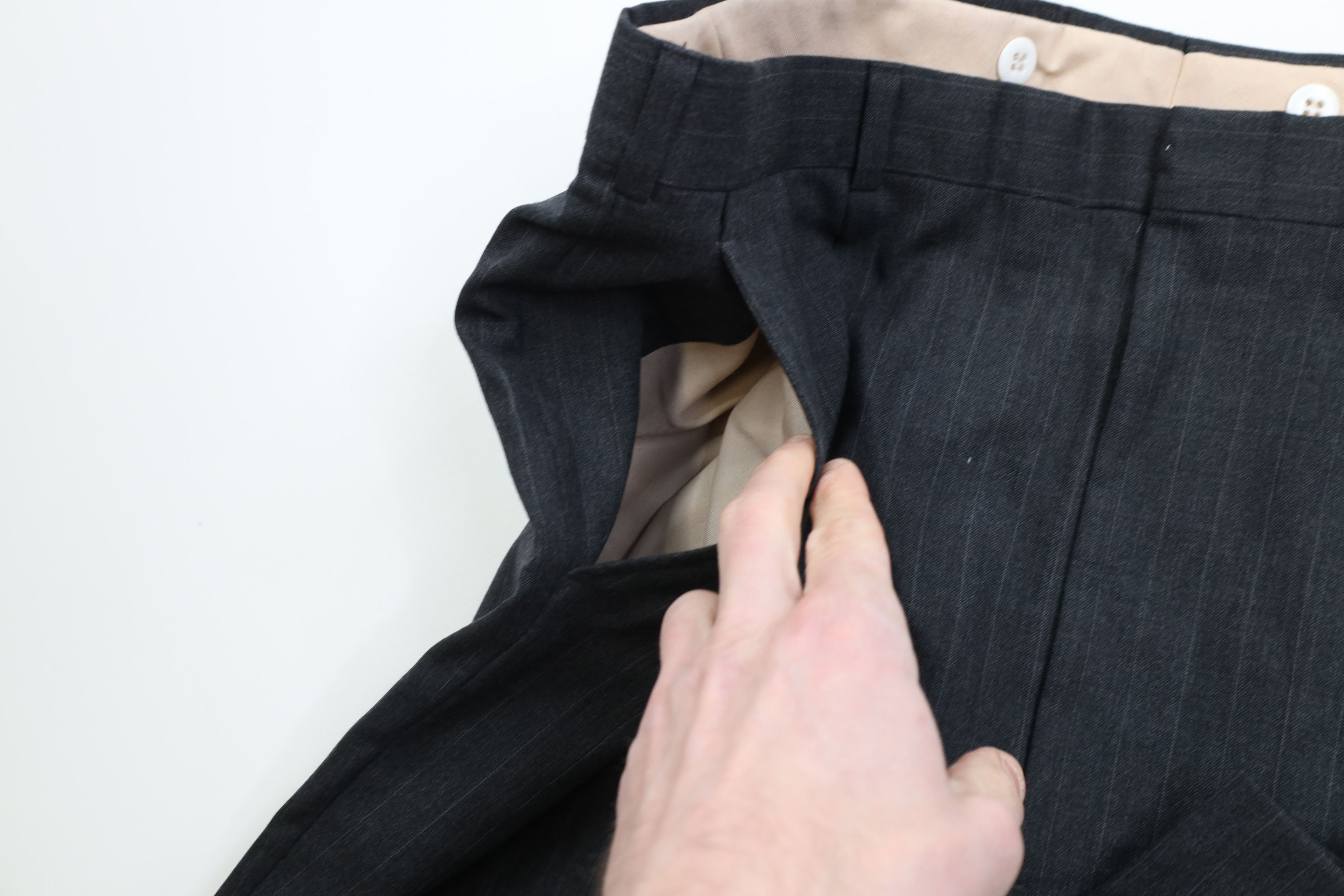 Vintage Vintage 70s Streetwear Knit Striped Wide Leg Chino Pants Size US 40 / EU 56 - 8 Thumbnail