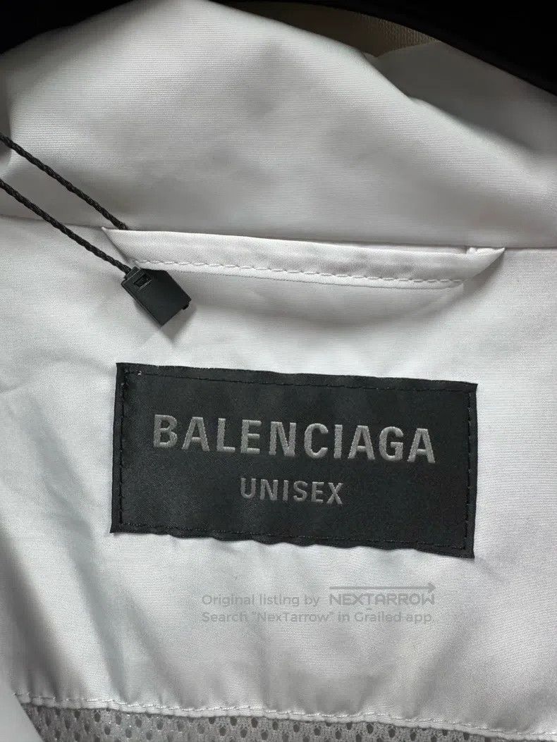 Balenciaga Balenciaga Black and White Aged Windbreaker Jacket Size US S / EU 44-46 / 1 - 5 Thumbnail