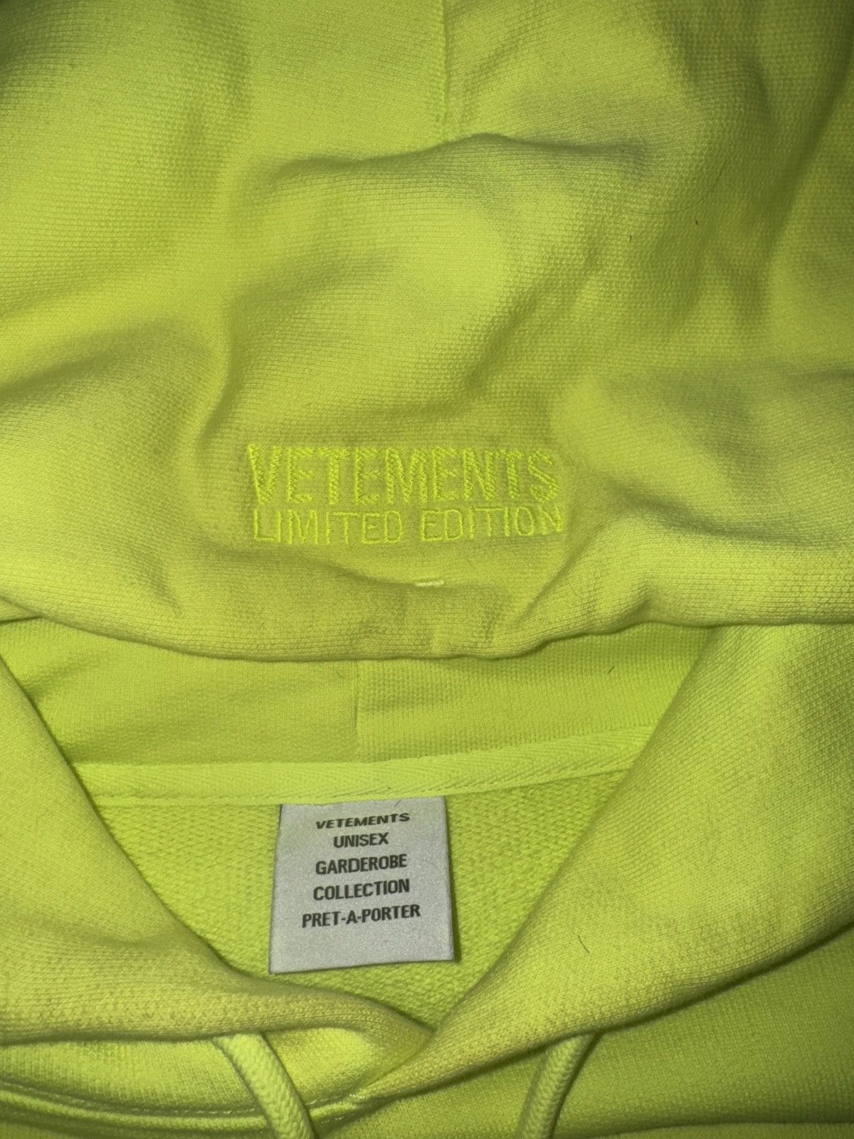 Vetements VETEMENTS MY NAME IS HOODIE Size US S / EU 44-46 / 1 - 4 Thumbnail