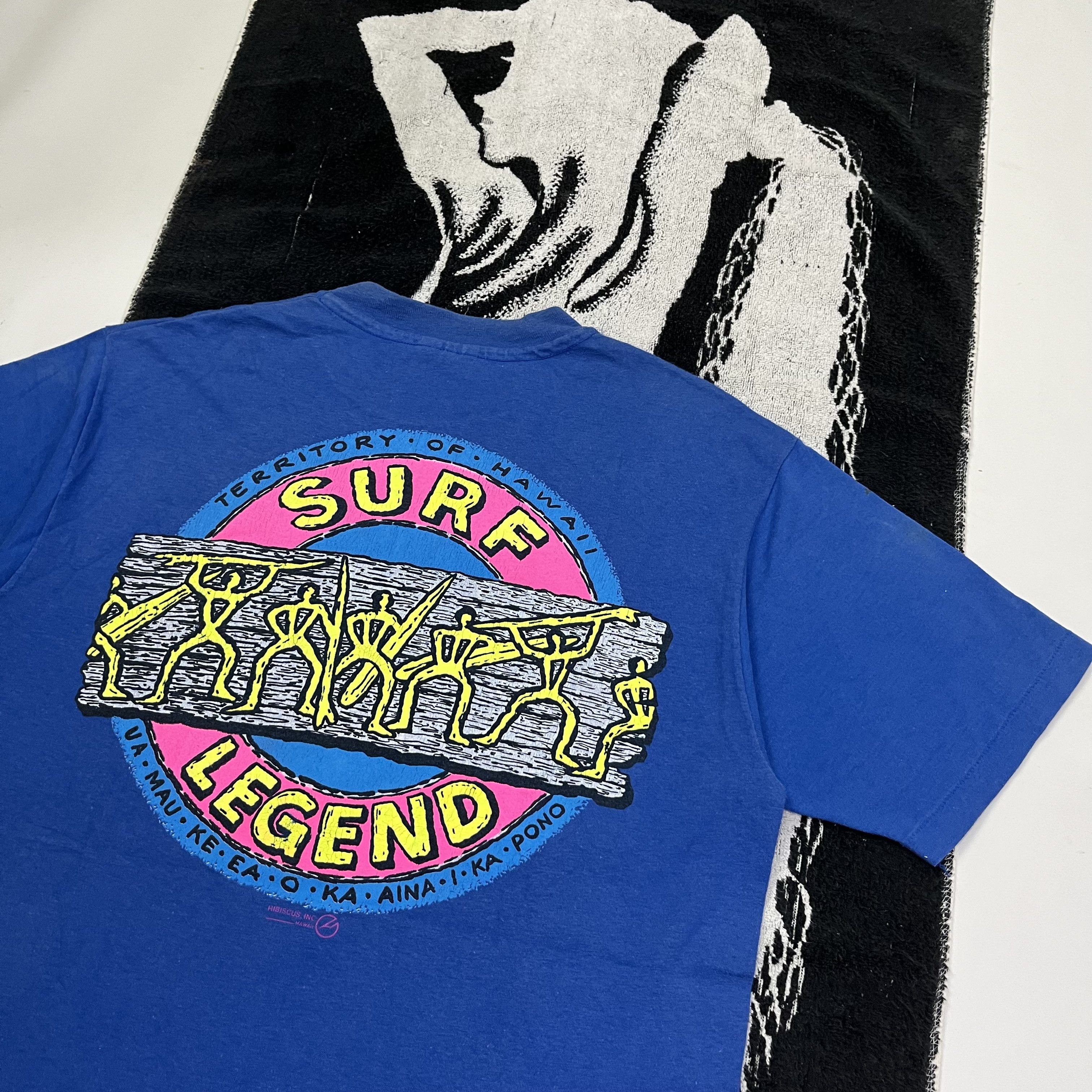 Vintage Vintage surf hawaii T-shirt short sleeve Size US L / EU 52-54 / 3 - 3 Thumbnail