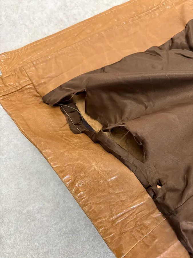 Diesel 2000s Diesel Camel Leather Multi-Pocket Leather Jacket Size US M / EU 48-50 / 2 - 17 Thumbnail