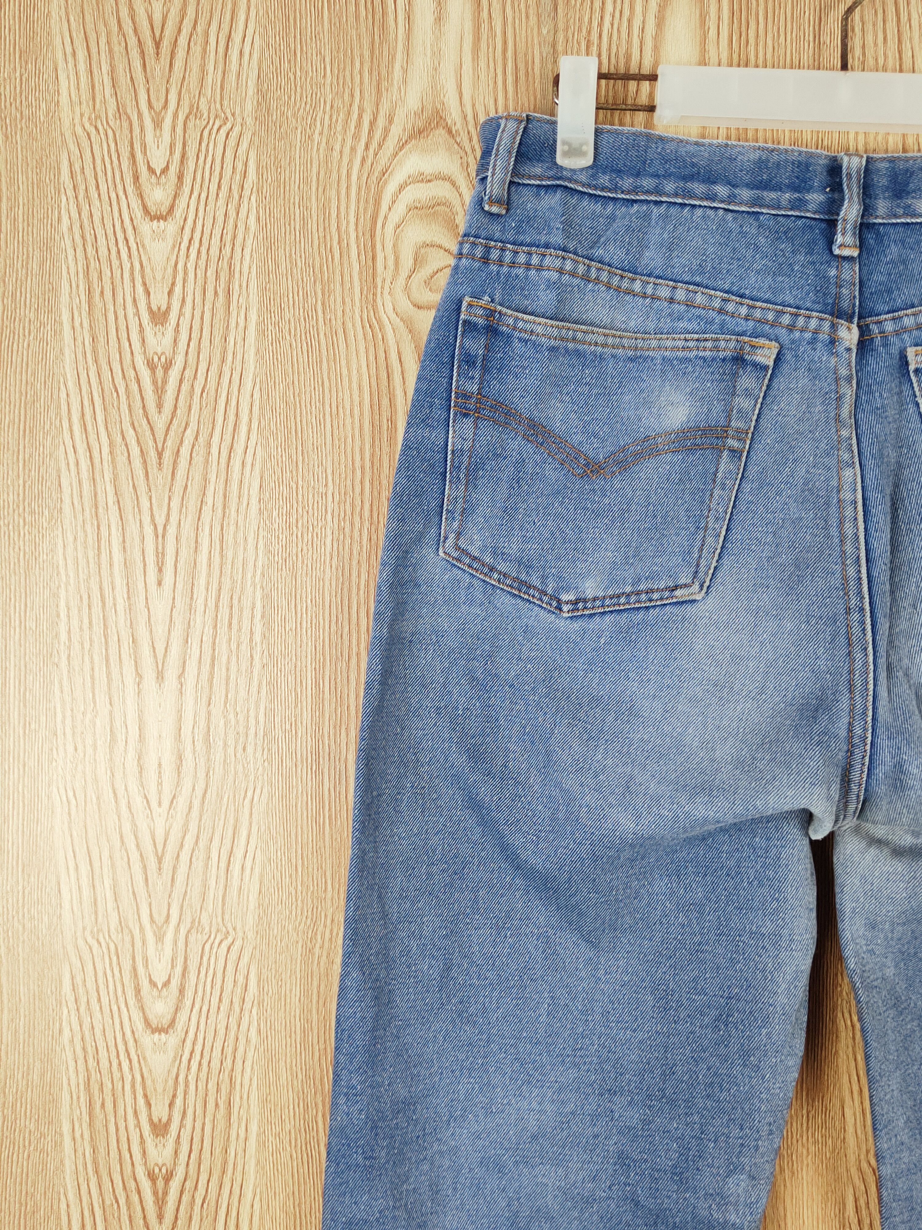 Japanese Brand Garam Debutant Blue Distressed Ripped Jeans #W945 Size US 32 / EU 48 - 8 Thumbnail