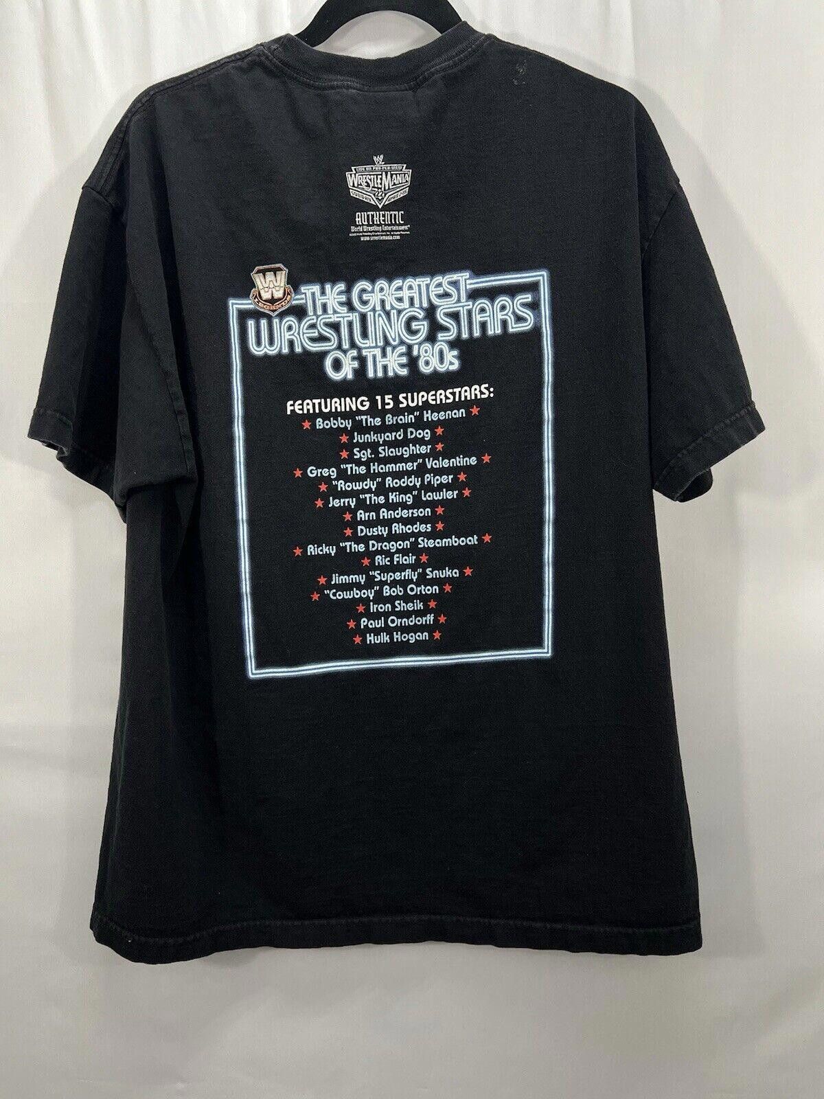 WWE WrestleMania 22 2006 WWE Stars of the 80s (Size: XL), #TG Size US XL / EU 56 / 4 - 4 Thumbnail