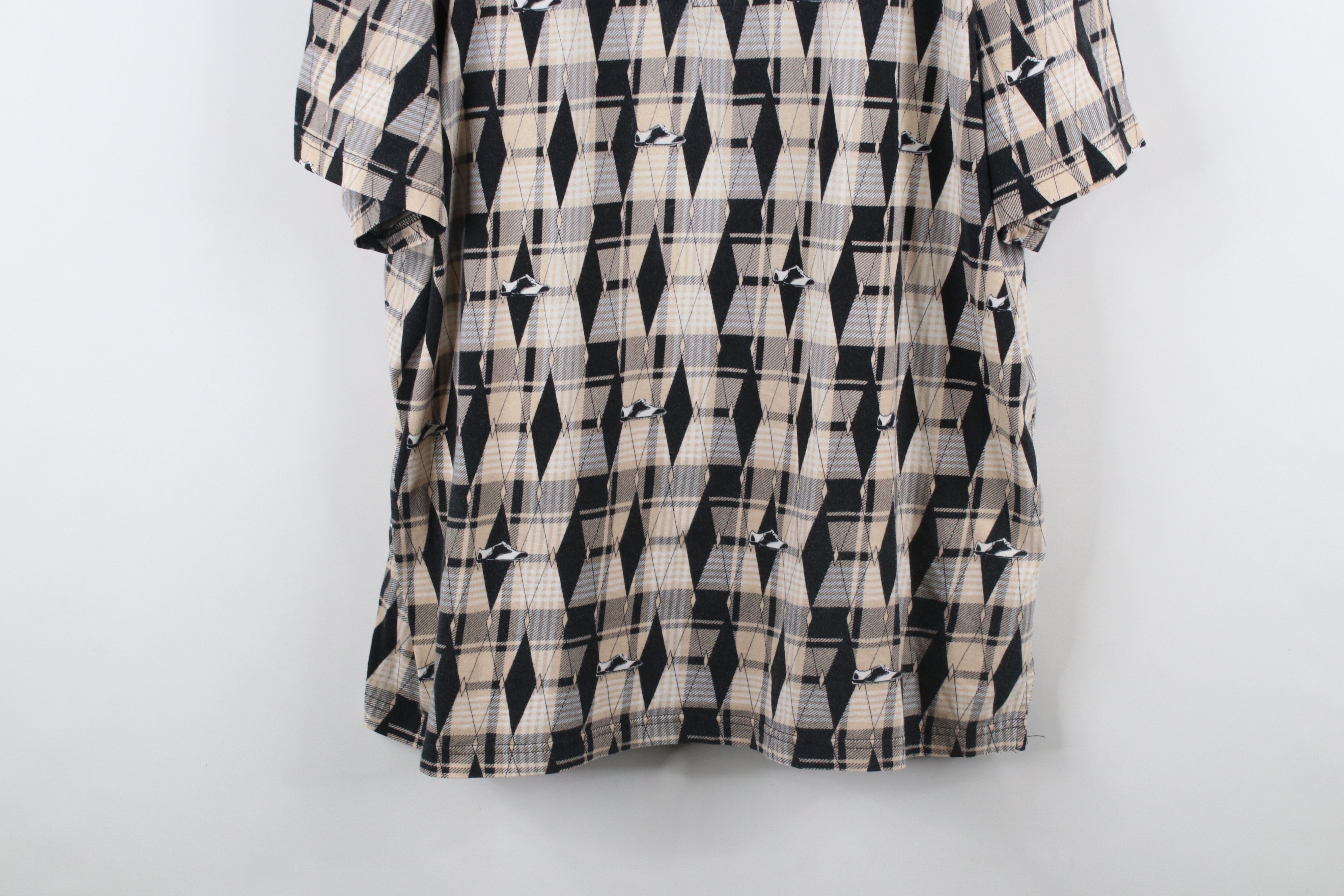 Vintage Vintage 90s Streetwear Plaid All Over Print Golf Polo Shirt Size US XL / EU 56 / 4 - 3 Thumbnail