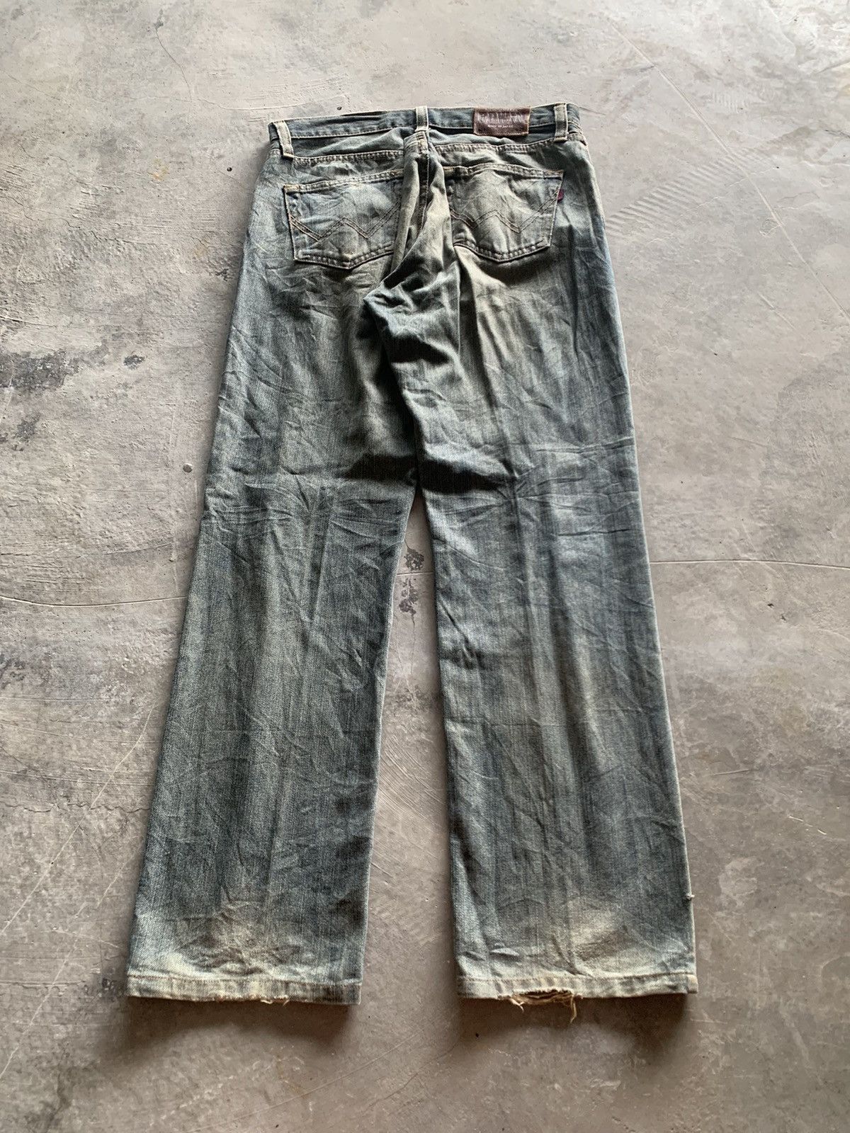 Edwin × Japanese Brand vintage rusty edwin 404 made in japan season fade Size US 32 / EU 48 - 2 Thumbnail