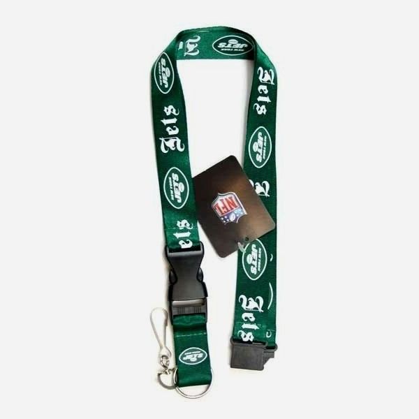 Other NEW YORK JETS Lanyard Keychain 2 Sided Old English Font Desi Size ONE SIZE - 2 Thumbnail