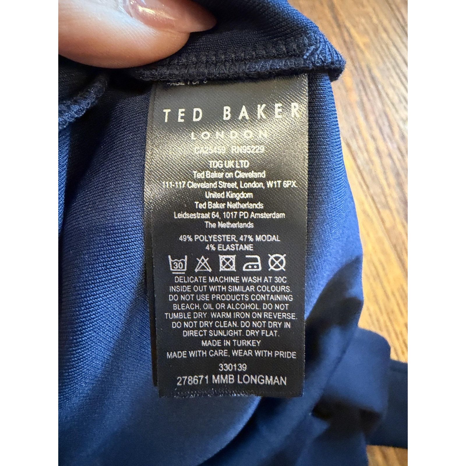Ted Baker Ted Baker Mens Longman Half Zip Mock Neck Sweater NWT Size US M / EU 48-50 / 2 - 6 Thumbnail
