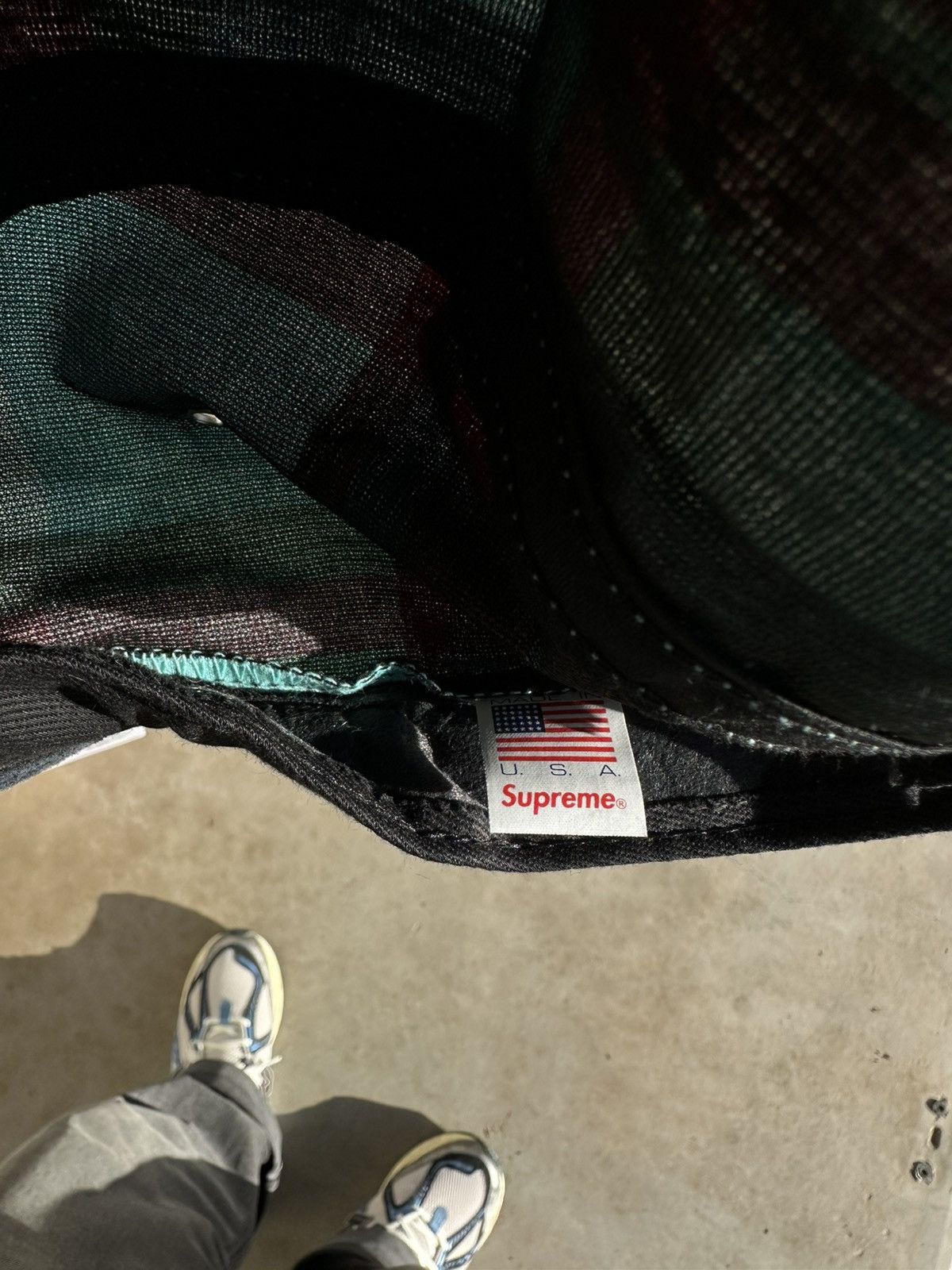 Supreme Supreme 5 panel hat - plaid Size ONE SIZE - 5 Thumbnail