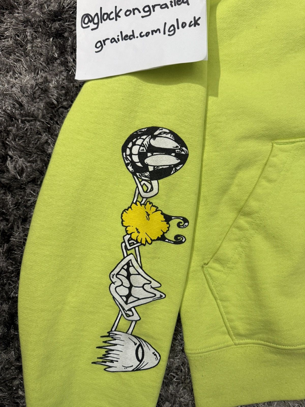 Chrome Hearts Chrome Hearts Matty Boy Link Lime Green Hoodie Size Small Size US S / EU 44-46 / 1 - 9 Thumbnail