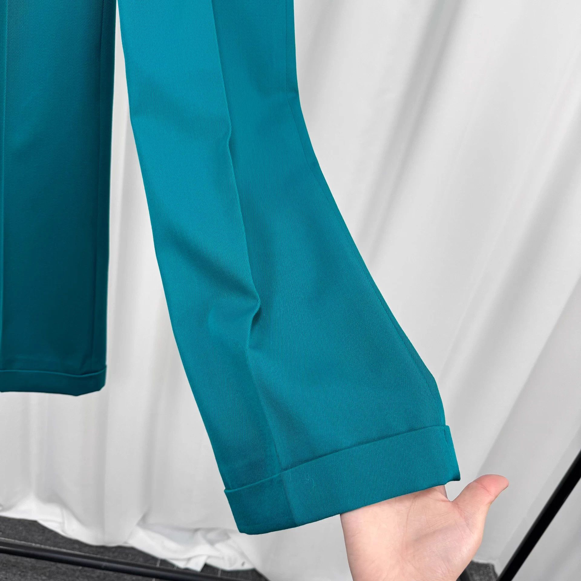 Bottega Veneta BV Wool High-Waist Wide-Leg Pants 36 NWT Size 26" / US 2 / IT 38 - 4 Thumbnail