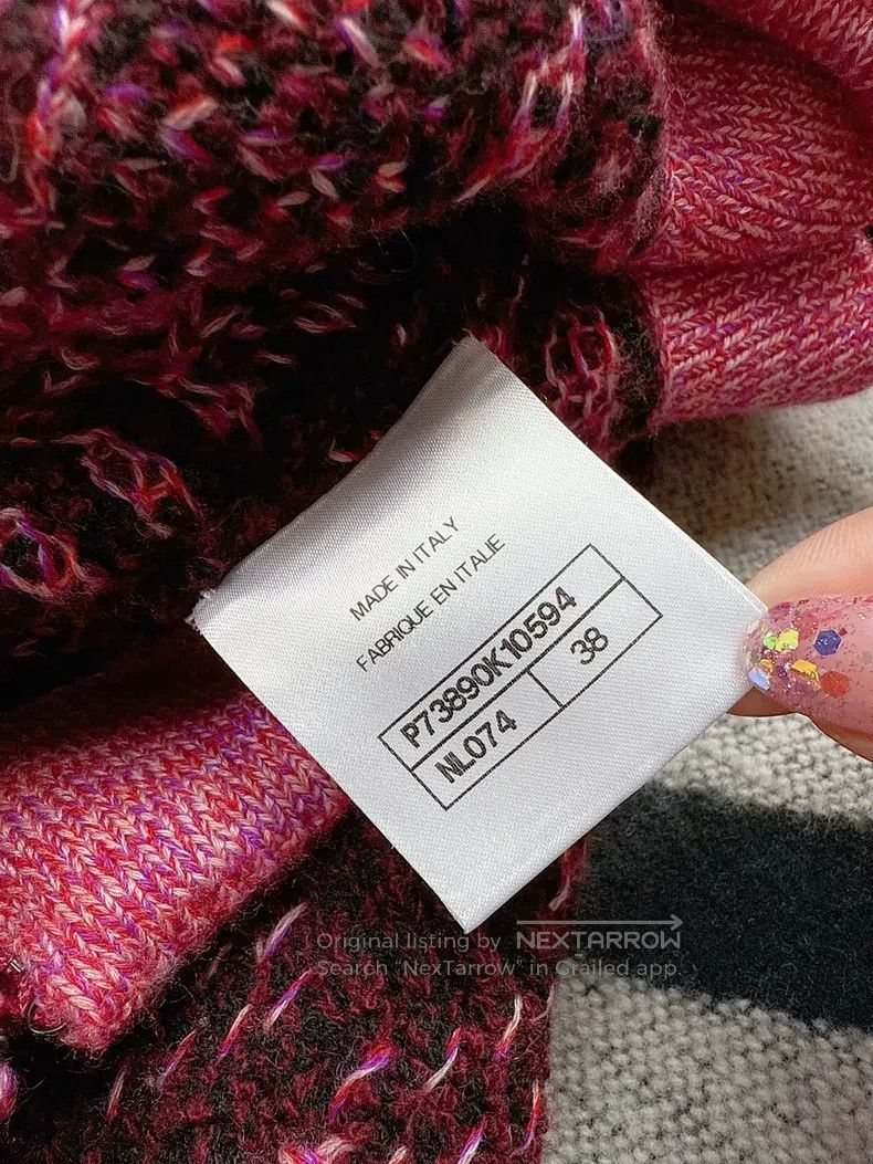 Chanel Chanel 22K autumn and winter show rose pink burgundy plaid Size 25" / US 0 / IT 36 - 6 Thumbnail