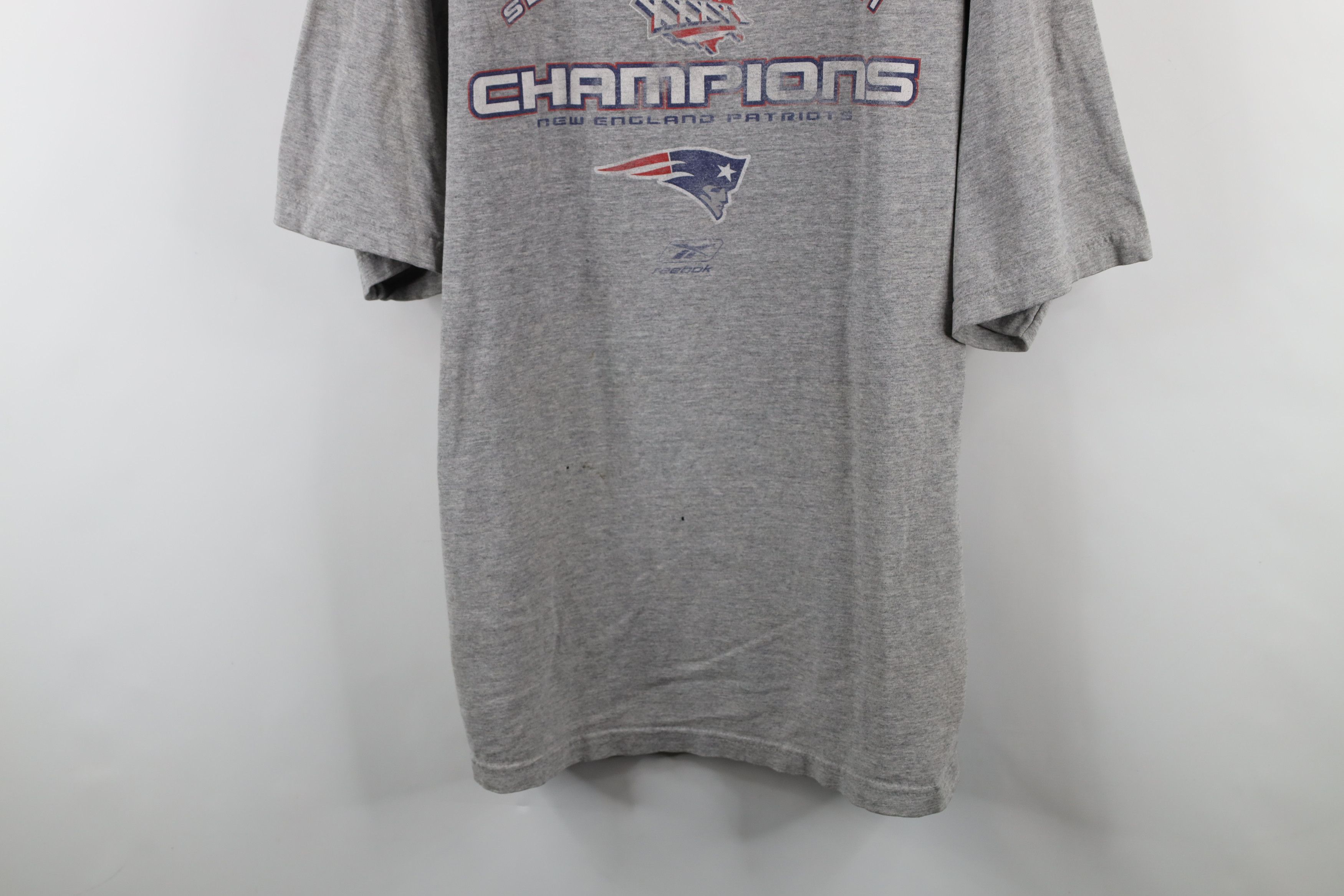 Reebok × Vintage Vintage Reebok Super Bowl XXXVI New England Patriots T-Shirt Size US XXL / EU 58 / 5 - 3 Thumbnail