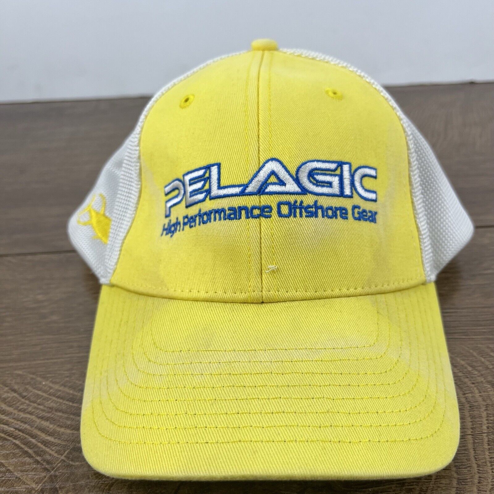 Other Pelagic Hat Pelagic Baseball Hat Yellow Cap Adjustable Yello Size ONE SIZE - 4 Thumbnail