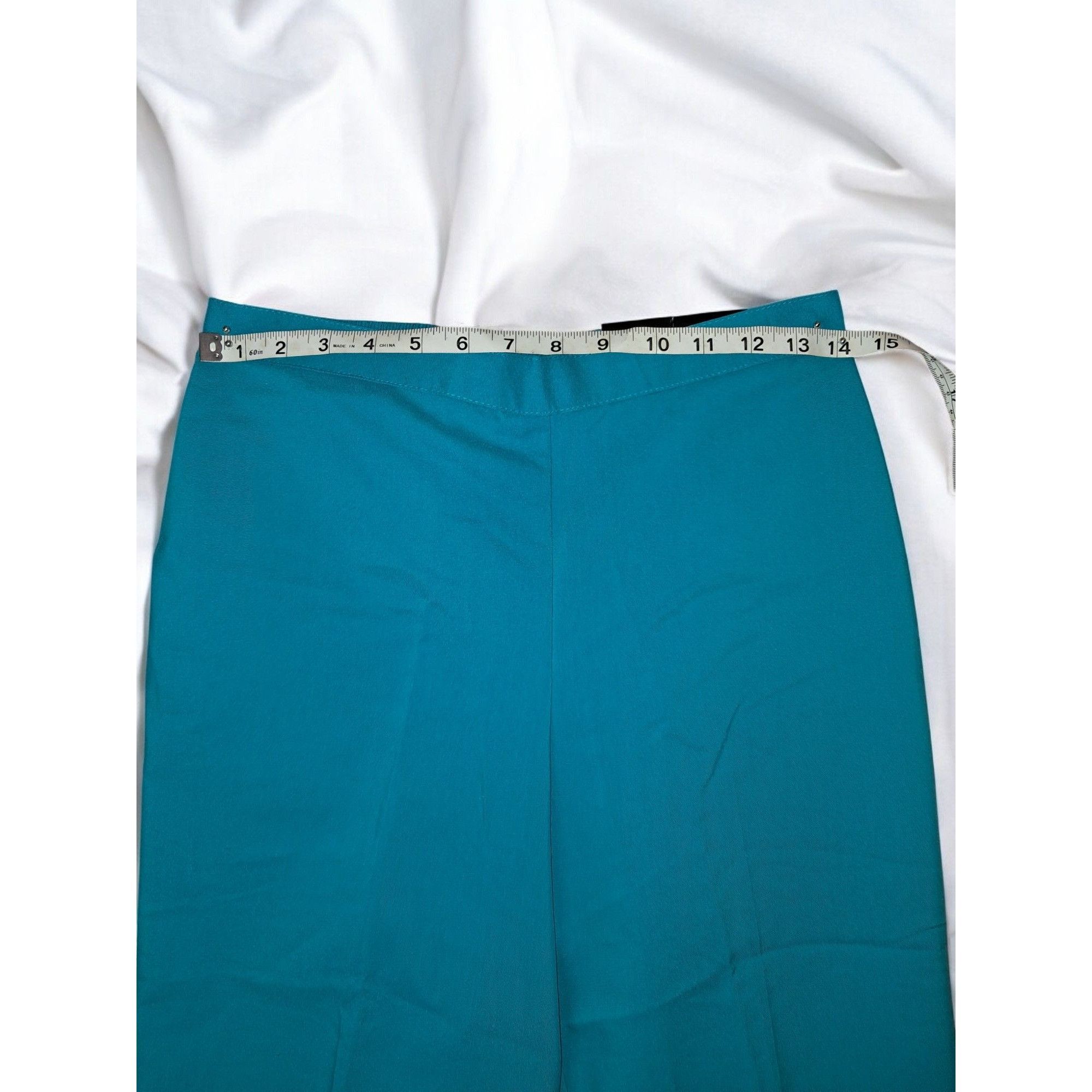 Other Alfred Dunner Teal Classic Fit Size 6P Capri Pant Size 28" / US 6 / IT 42 - 9 Thumbnail