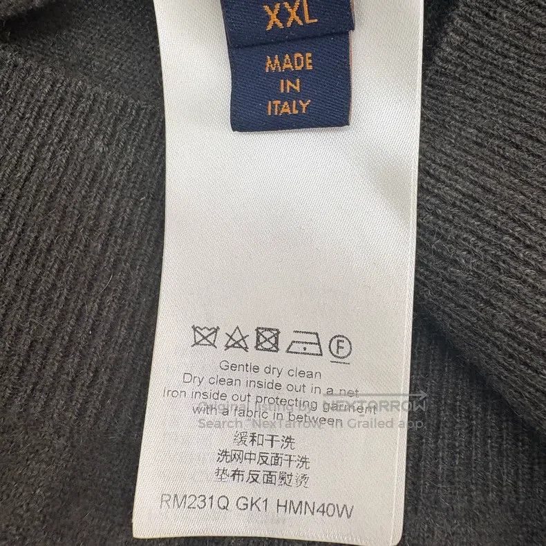 Louis Vuitton Louis Vuitton Embossed logo deep khaki sweater Size US XXL / EU 58 / 5 - 7 Thumbnail