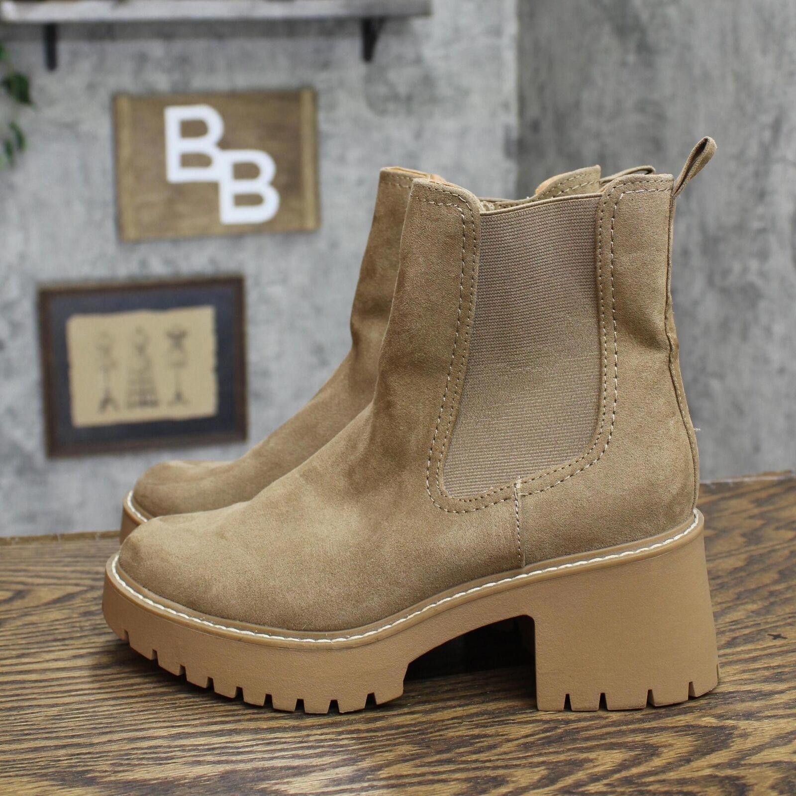Designer Universal Thread Boots with Memory Foam Insole Tan Brown 7M Size US 7 / IT 37 - 2 Thumbnail
