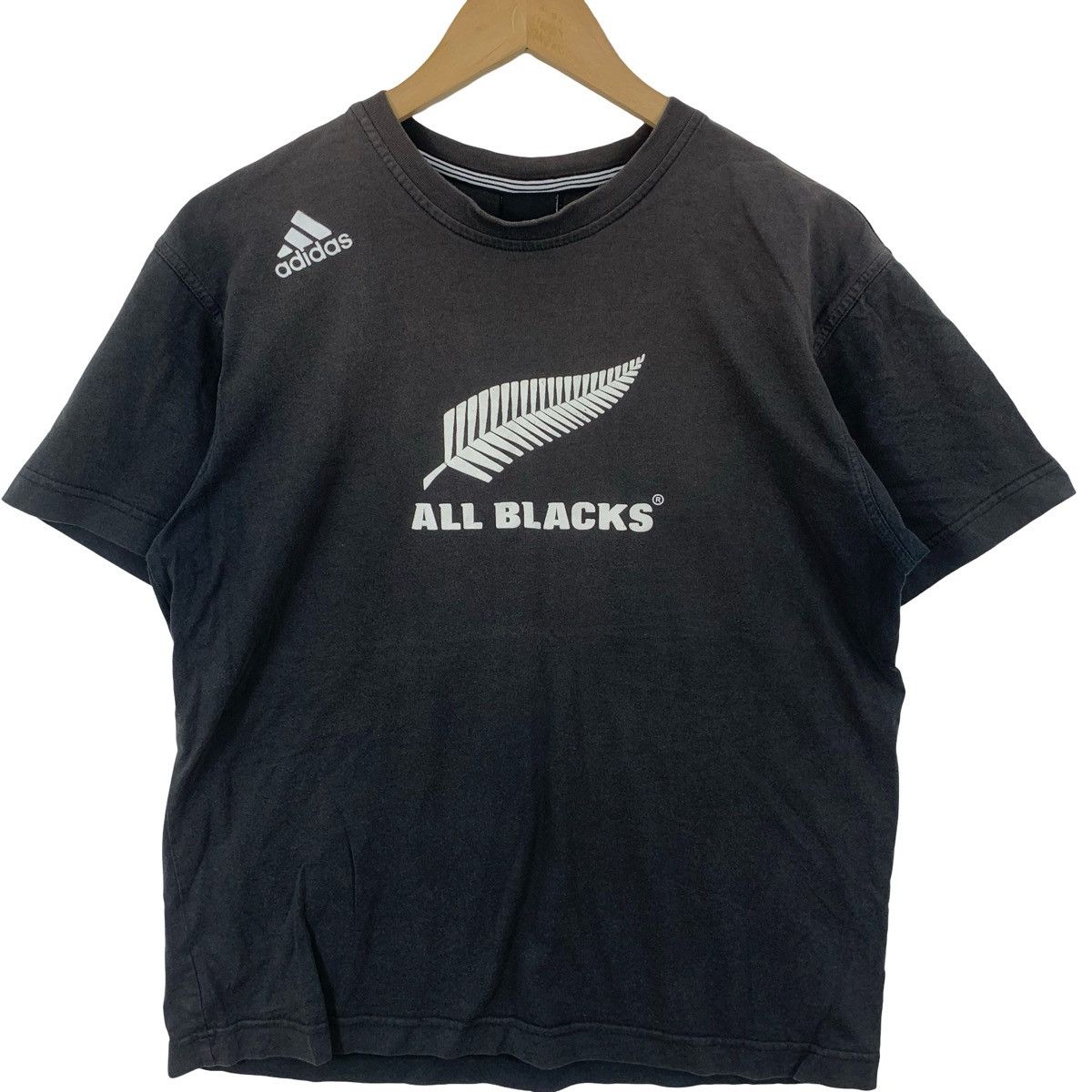 Adidas ADIDAS x ALL BLACK Official Licensed Product Cente Logo Size US S / EU 44-46 / 1 - 5 Thumbnail