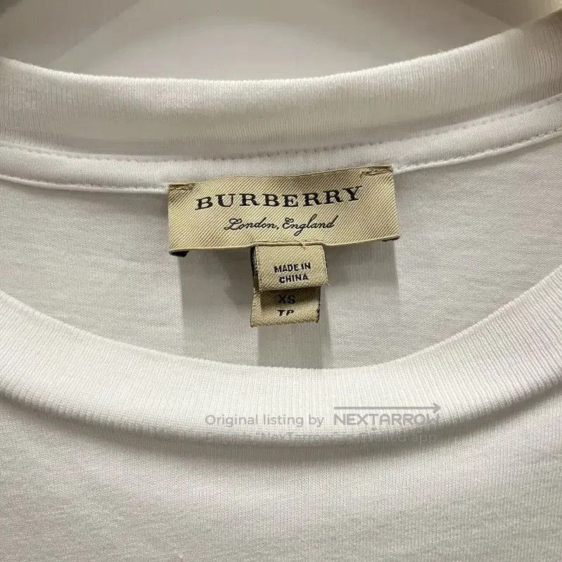 Burberry Burberry White Cotton Men's T-Shirt. Size US XS / EU 42 / 0 - 3 Thumbnail