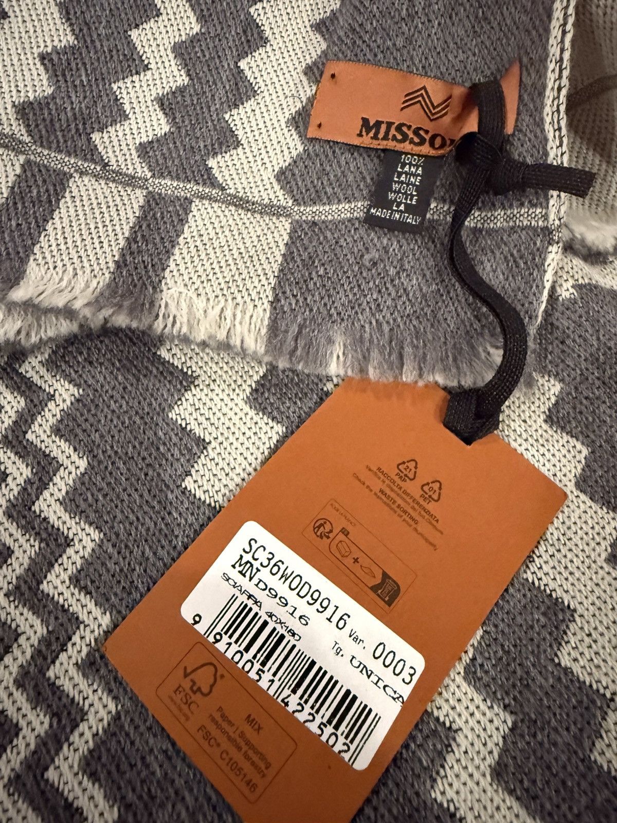 Missoni Missoni Scarf Size ONE SIZE - 2 Thumbnail