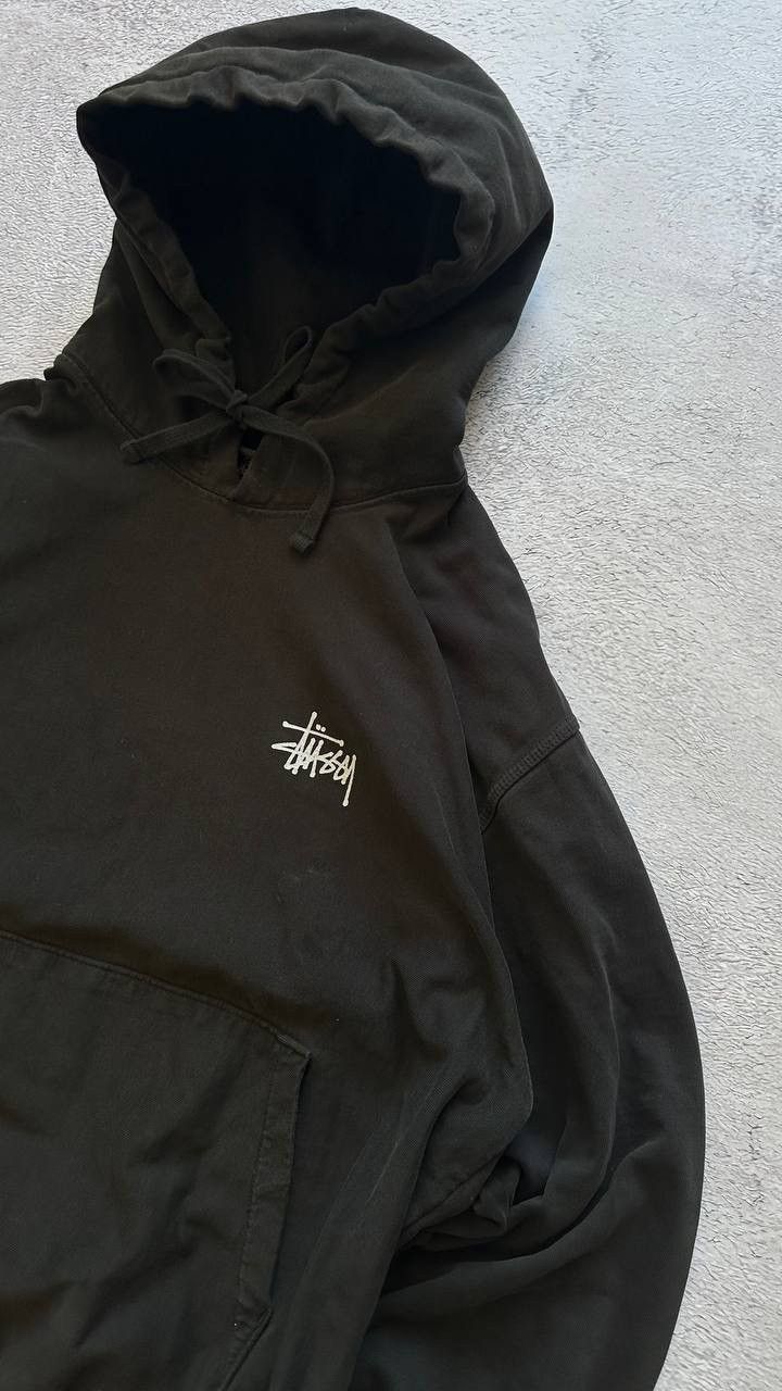 Stussy Stussy Basic Hoodie Mens Large Black Logo Hooded Size US L / EU 52-54 / 3 - 5 Thumbnail