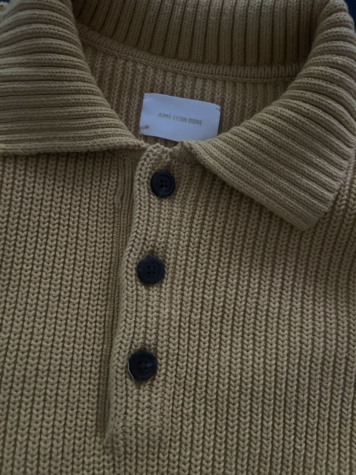 Aime Leon Dore Aime Leon Dore Shaker Stitch Polo Size US M / EU 48-50 / 2 - 4 Thumbnail