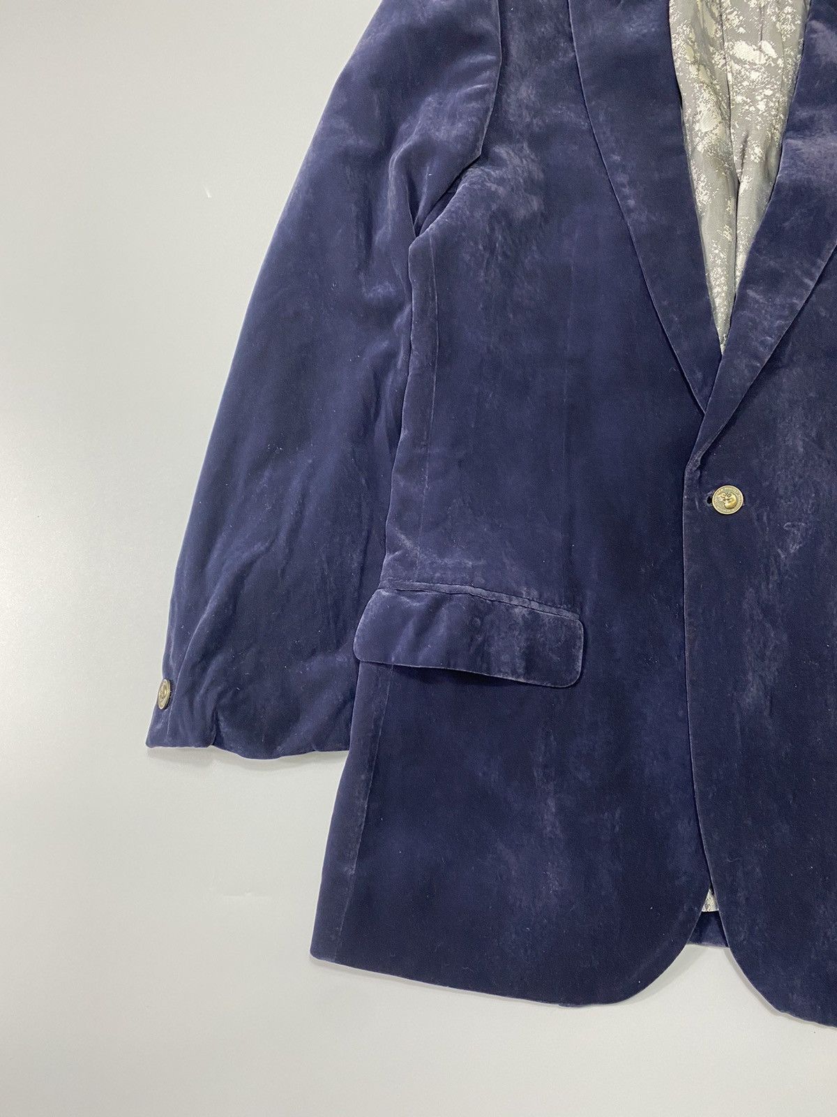 Alexander McQueen Rare!! Runway Piece- Fall 2011 Velvet Blazer Size US M / EU 48-50 / 2 - 3 Thumbnail