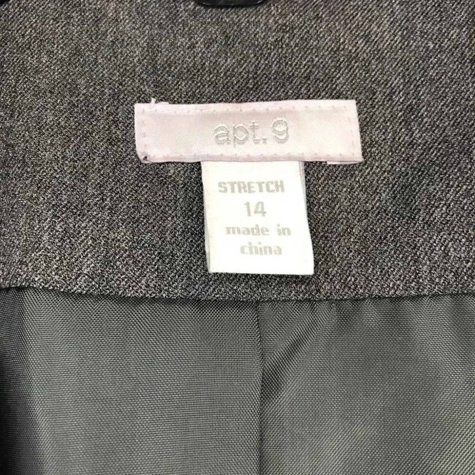 Apt. 9 Apt. 9 Grey Blazer Suit Jacket Stretch Office Size XL / US 12-14 / IT 48-50 - 2 Thumbnail