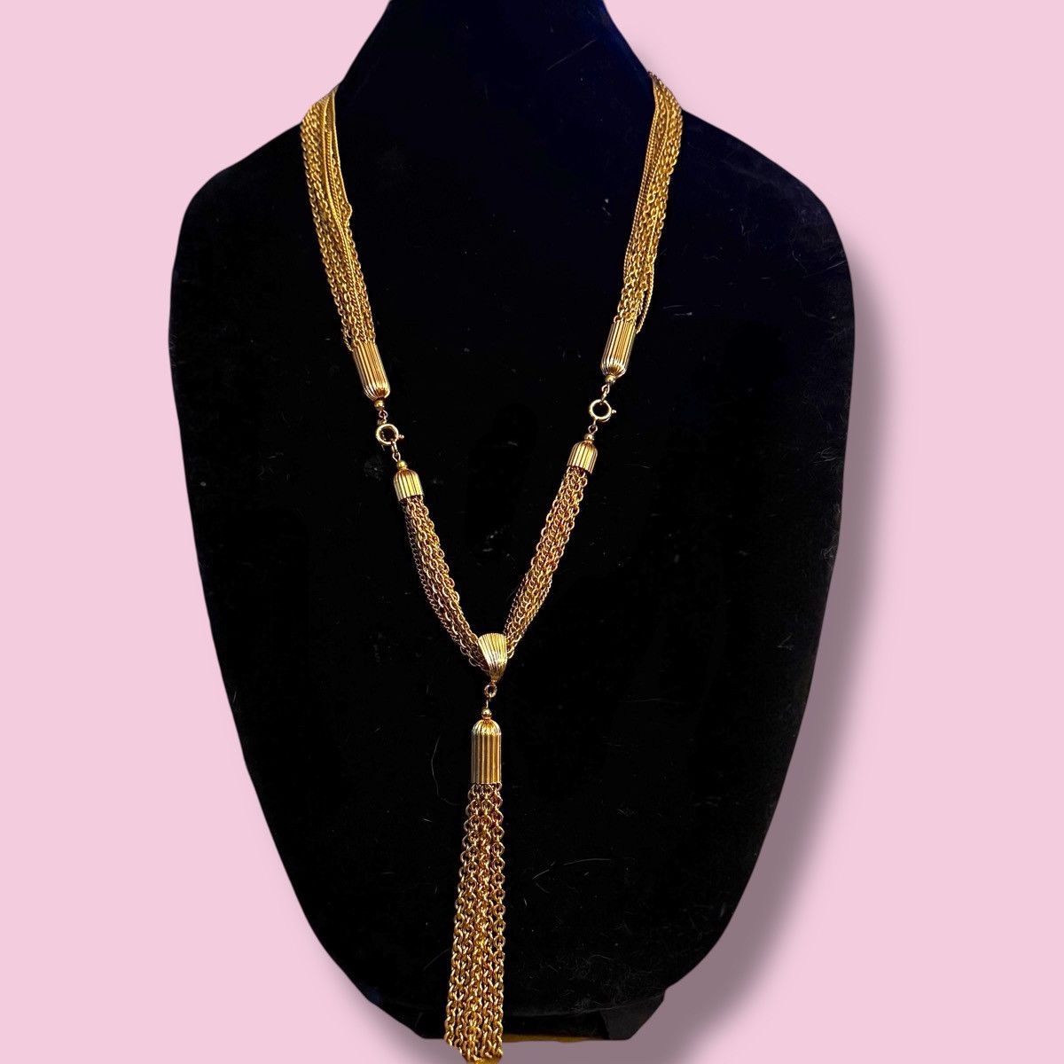 Vintage Vintage Sarah Coventry Golden Tassel 4 piece jewelry set Size ONE SIZE - 3 Thumbnail