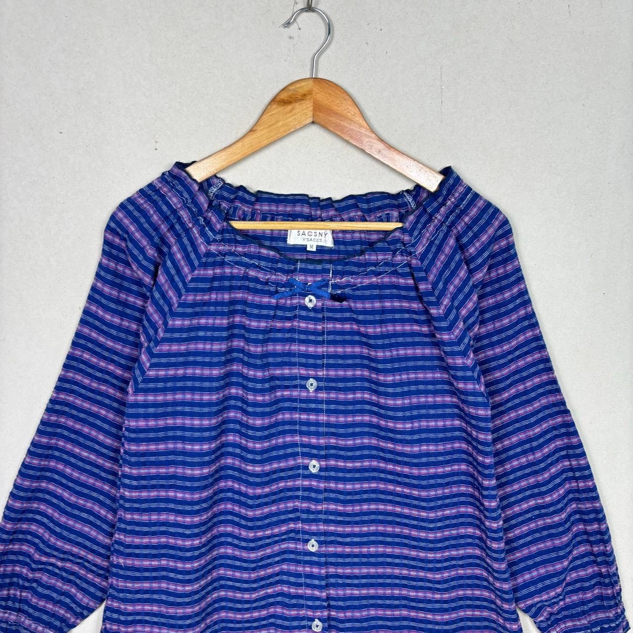 Yohji Yamamoto SACSNY Y’saccs by Yohji Yamamoto Button Up Blouses Size M / US 6-8 / IT 42-44 - 3 Thumbnail